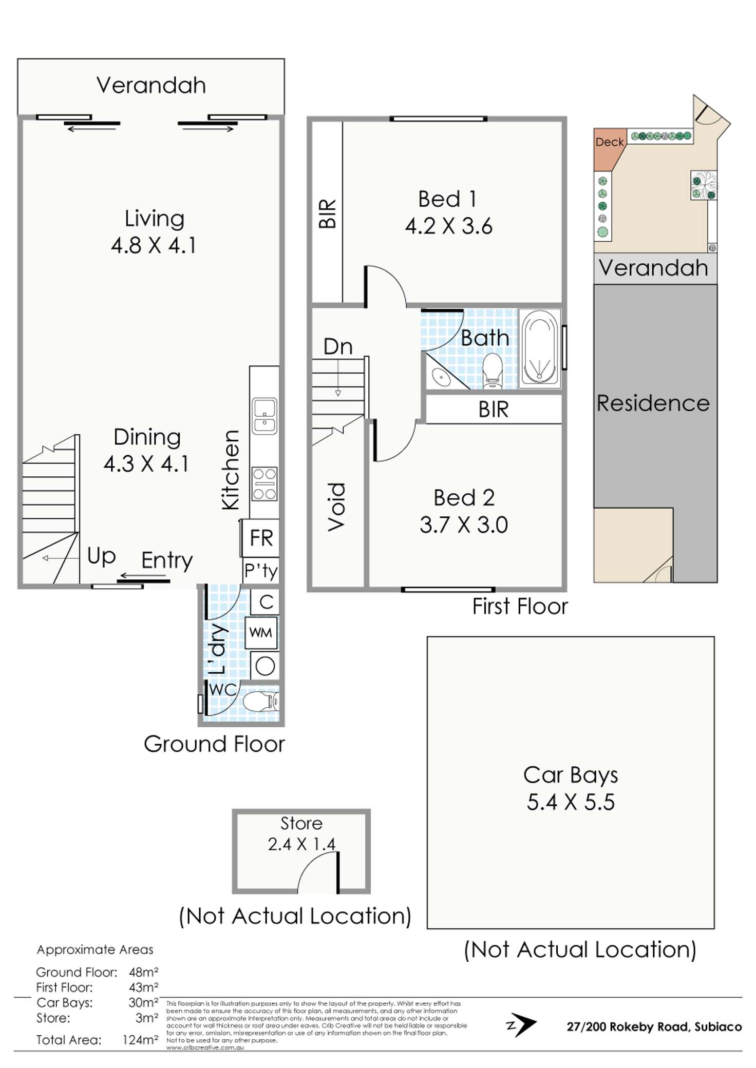 Floorplan of Homely unit listing, 27/200 Rokeby Road, Subiaco WA 6008