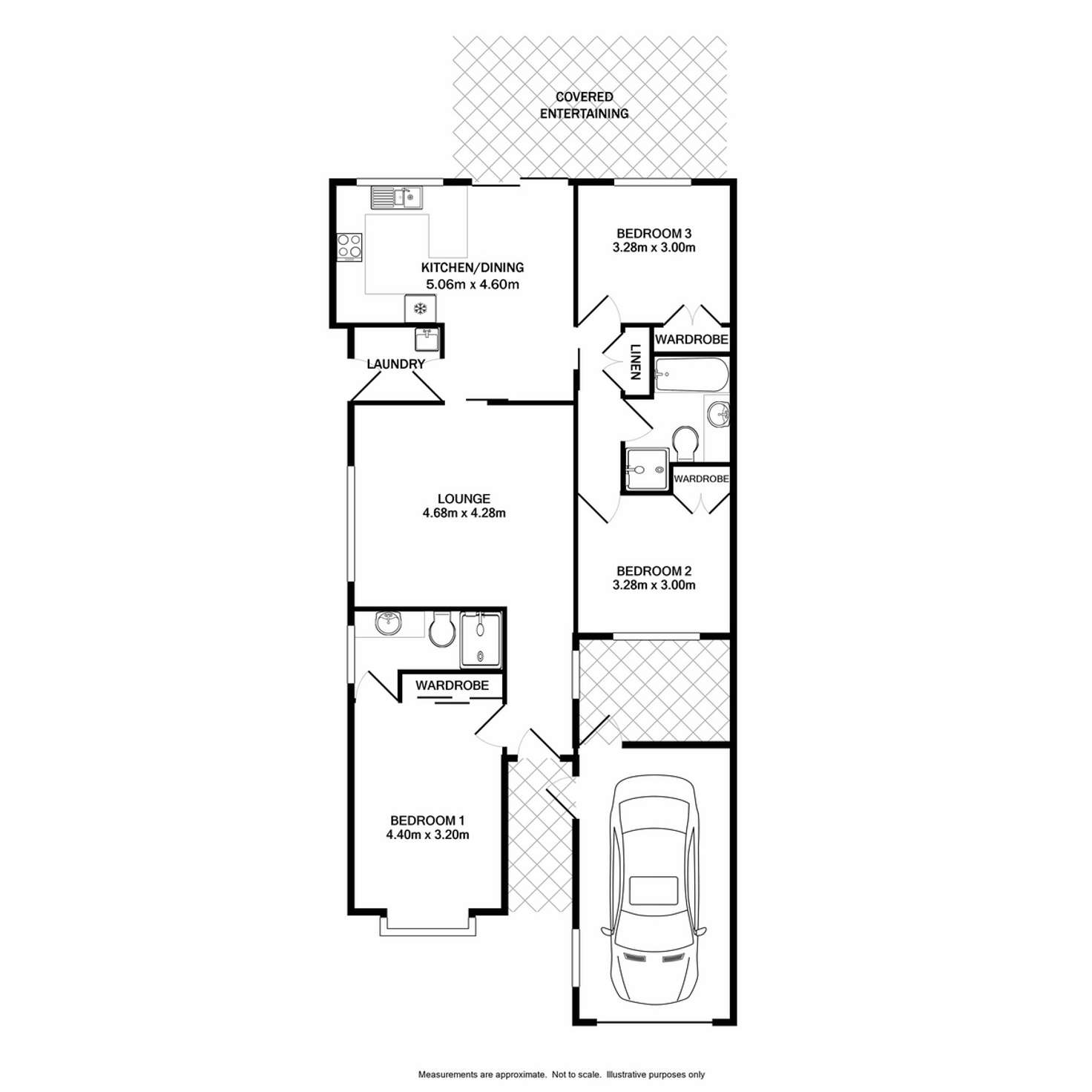 Floorplan of Homely house listing, 1/8 Lavender Close, Glenmore Park NSW 2745