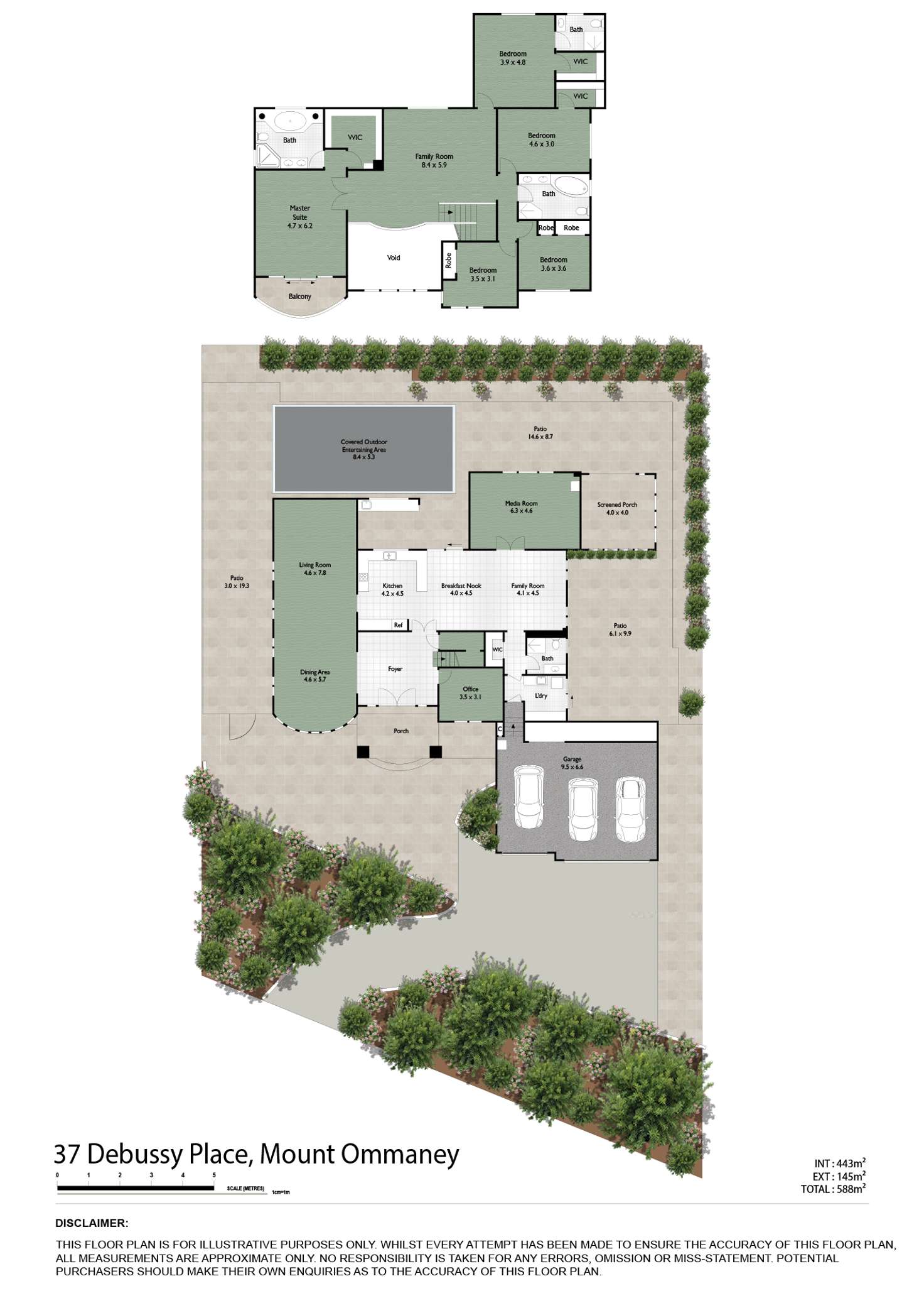 Floorplan of Homely house listing, 37 Debussy Place, Mount Ommaney QLD 4074