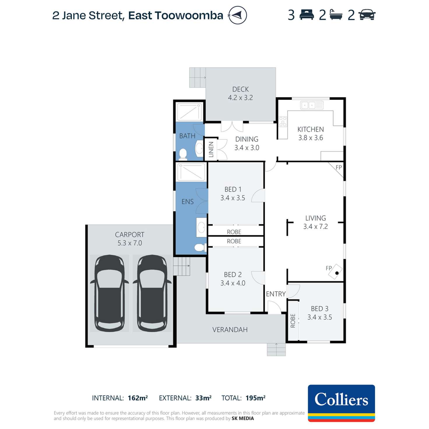 Floorplan of Homely house listing, 2 Jane Street, East Toowoomba QLD 4350
