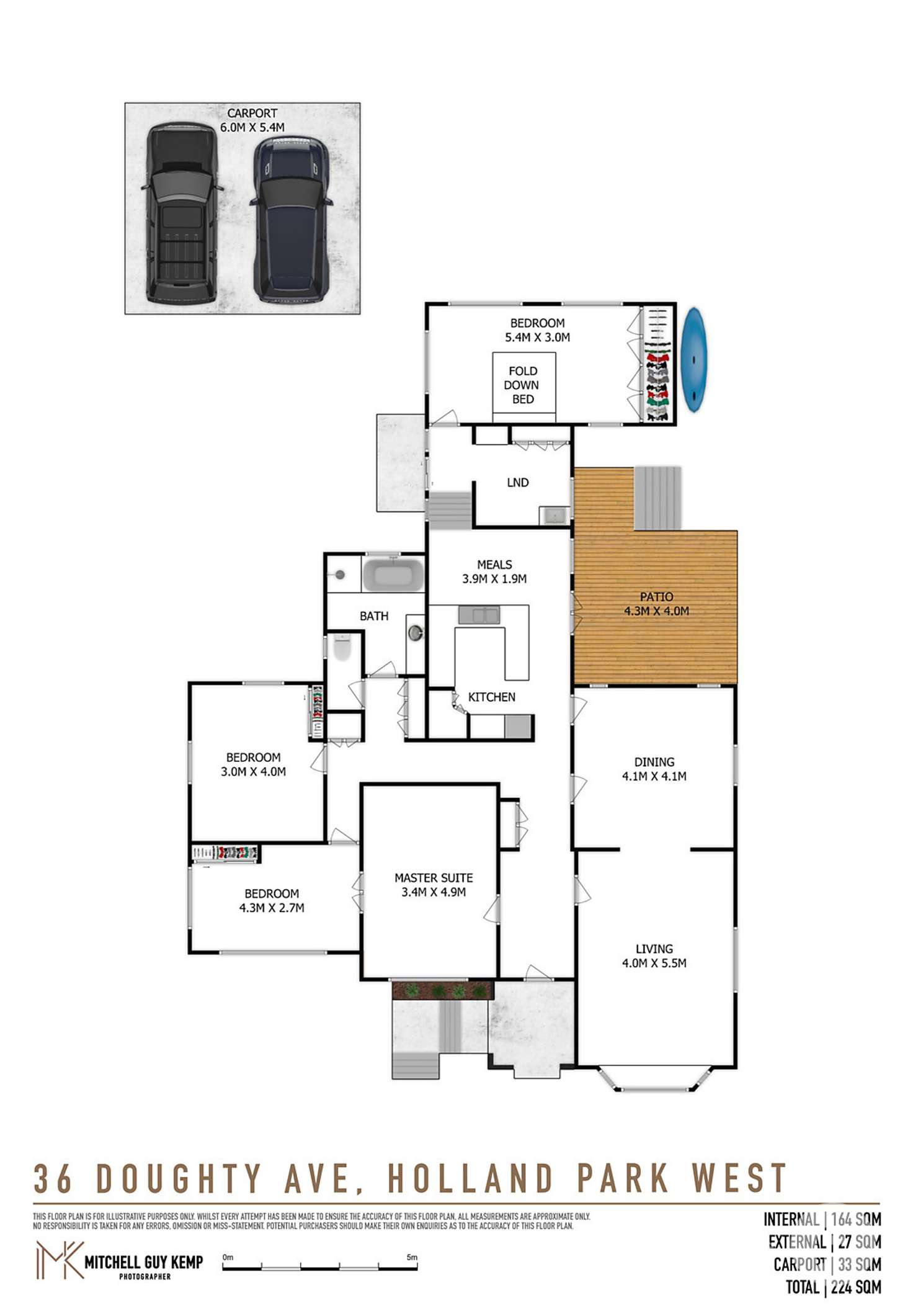 Floorplan of Homely house listing, 36 Doughty Avenue, Holland Park West QLD 4121