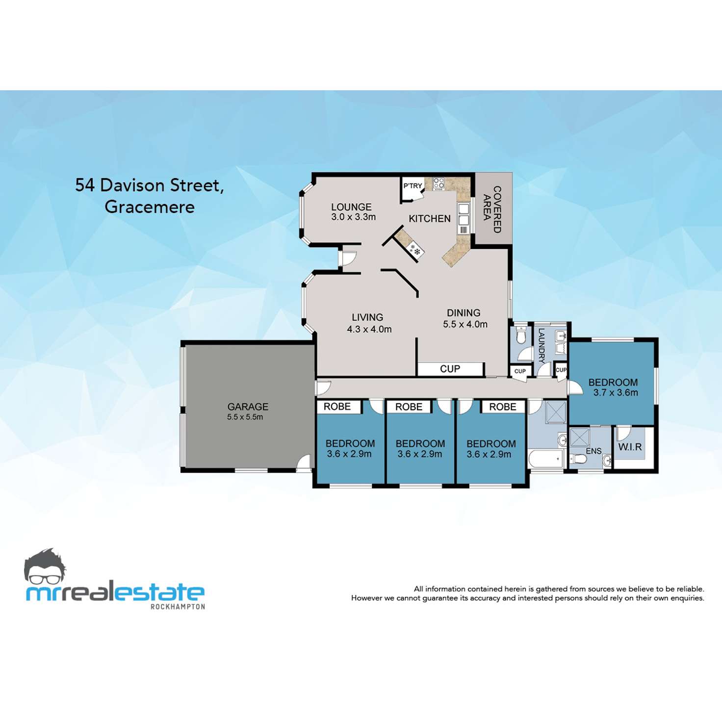 Floorplan of Homely house listing, 54 Davison Street, Gracemere QLD 4702