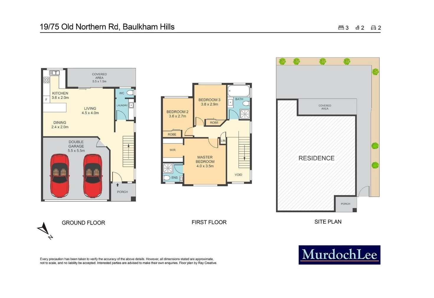 Floorplan of Homely townhouse listing, 19/75 Old Northern Road, Baulkham Hills NSW 2153