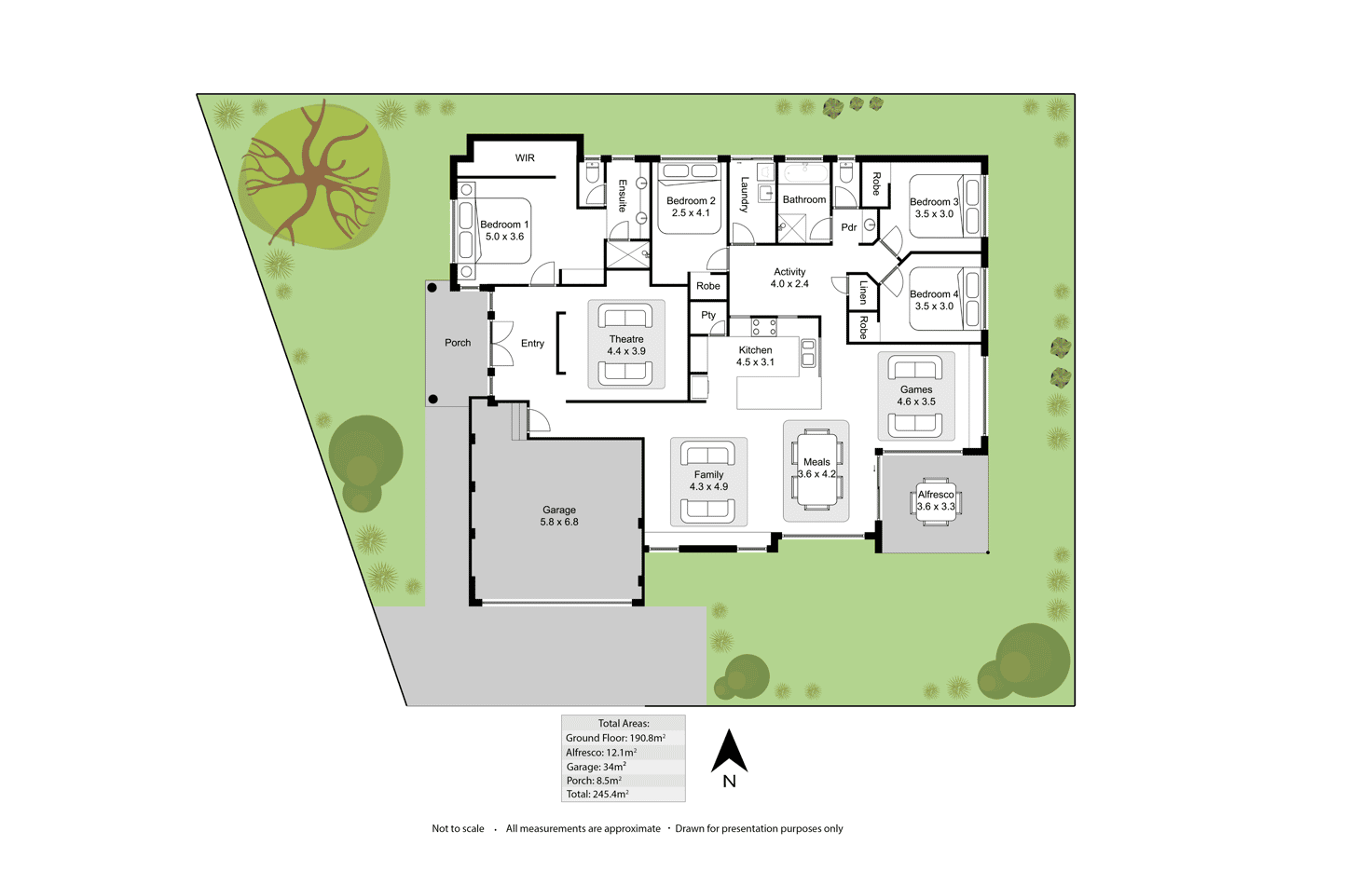 Floorplan of Homely house listing, 50A Dunrossil Place, Wembley Downs WA 6019