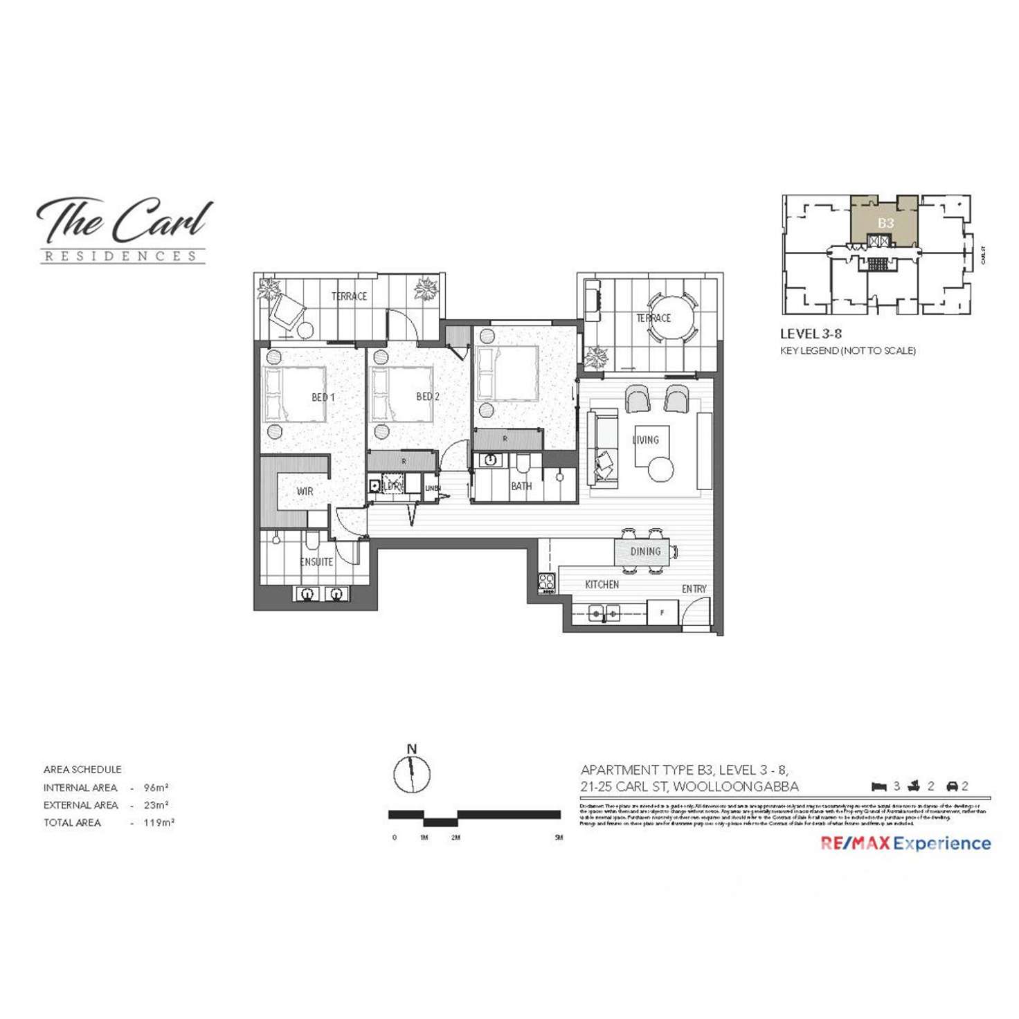 Floorplan of Homely apartment listing, 1105/21-25 Carl Street, Woolloongabba QLD 4102