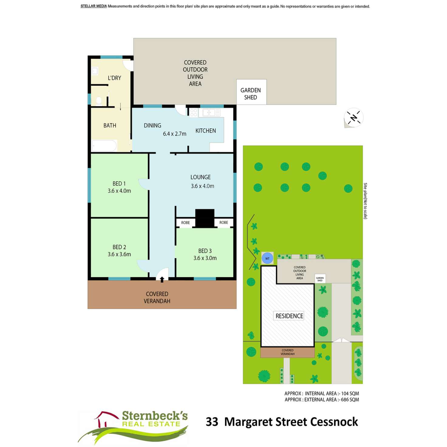 Floorplan of Homely house listing, 33 Margaret Street, Cessnock NSW 2325