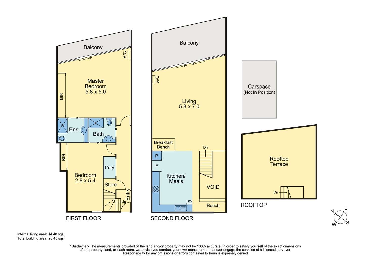 Floorplan of Homely apartment listing, 8/9 Blake Street, Mornington VIC 3931