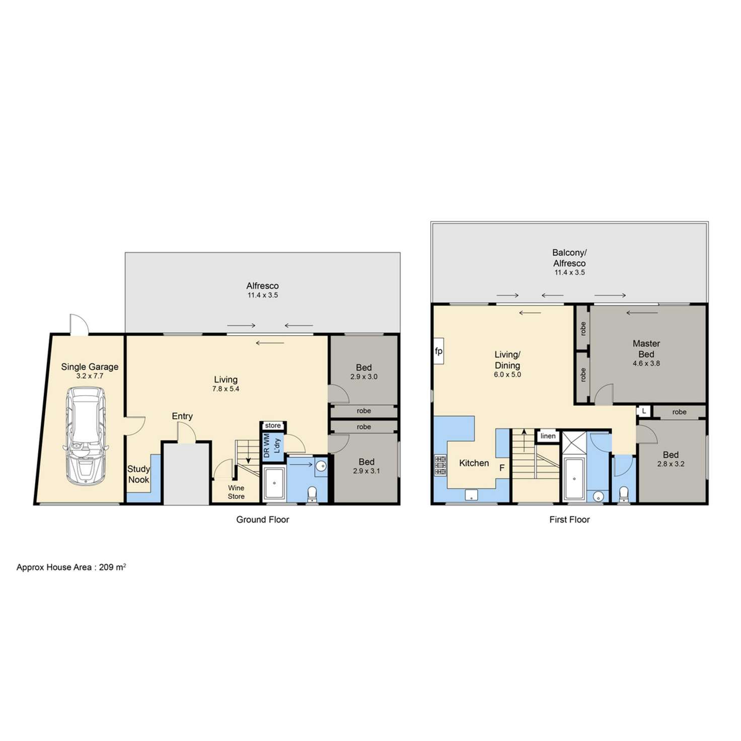 Floorplan of Homely house listing, 10 Leichardt Street, Mccrae VIC 3938