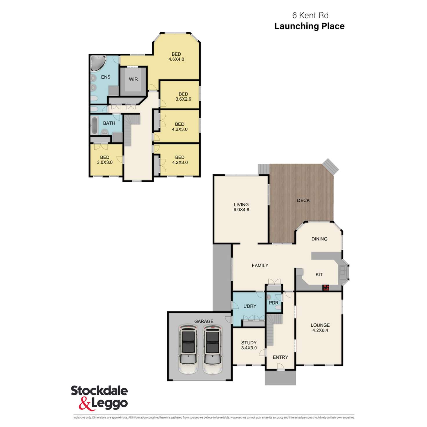 Floorplan of Homely house listing, 6 Kent Road, Launching Place VIC 3139