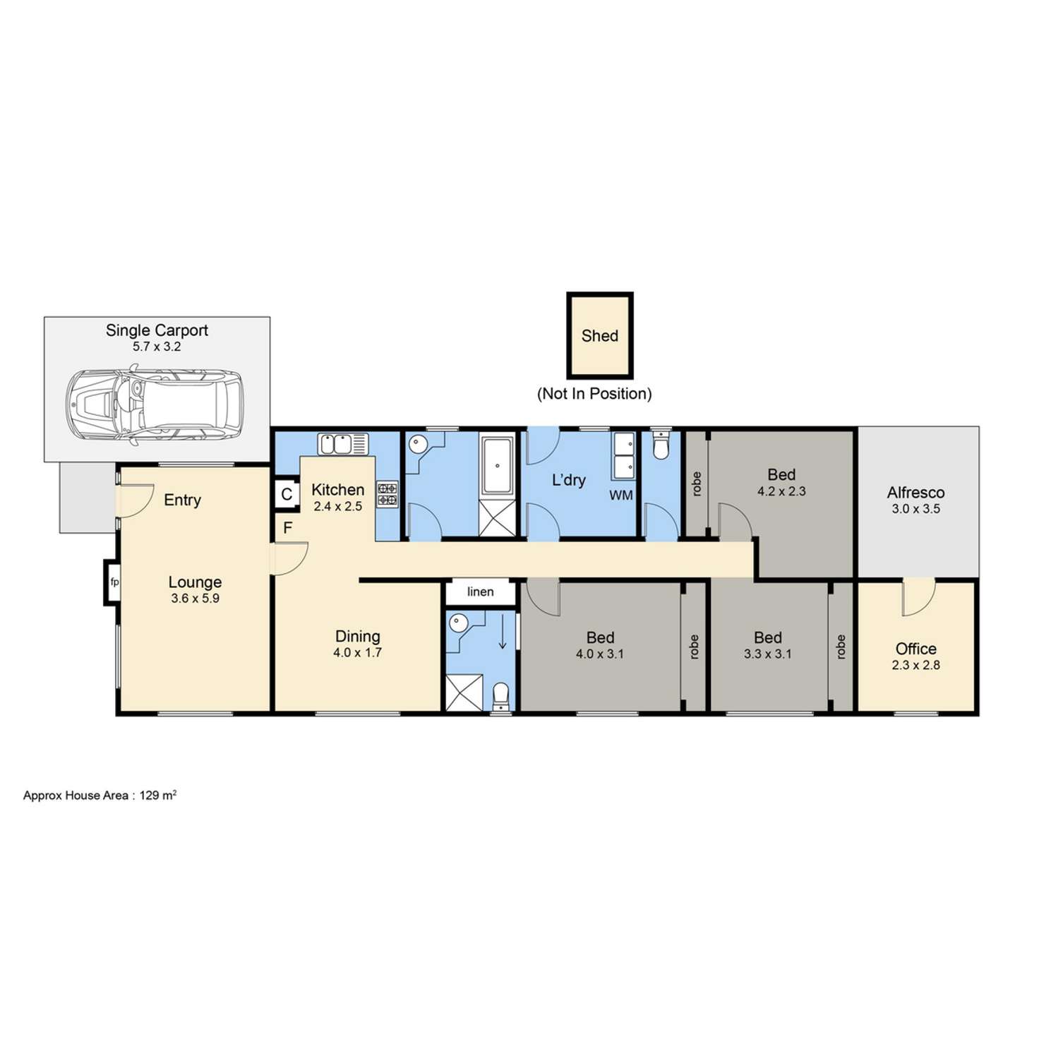 Floorplan of Homely house listing, 18 Third Avenue, Rosebud VIC 3939