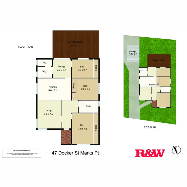 Floorplan of Homely house listing, 47 Docker Street, Marks Point NSW 2280