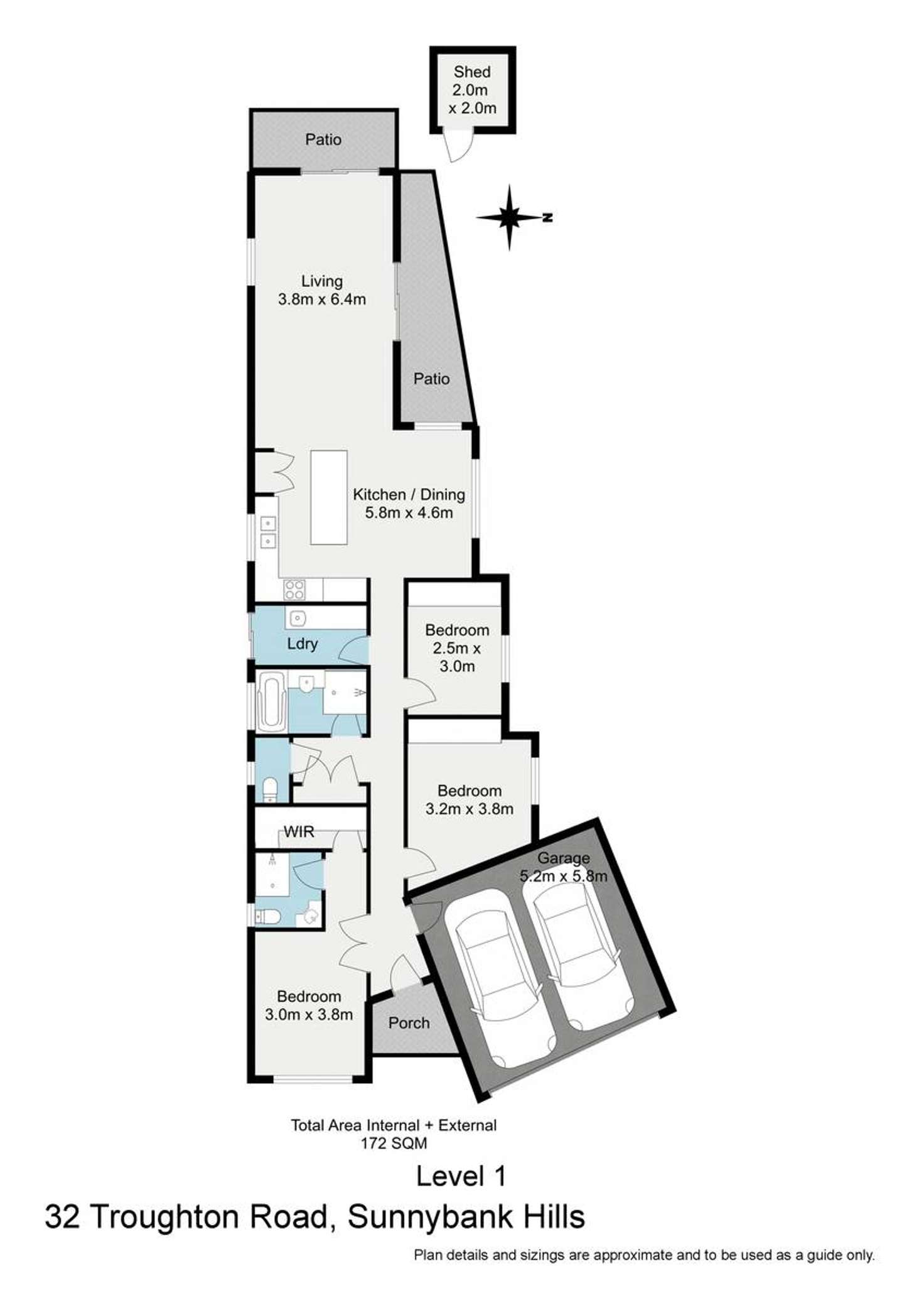 Floorplan of Homely house listing, 32 Troughton Road, Sunnybank QLD 4109