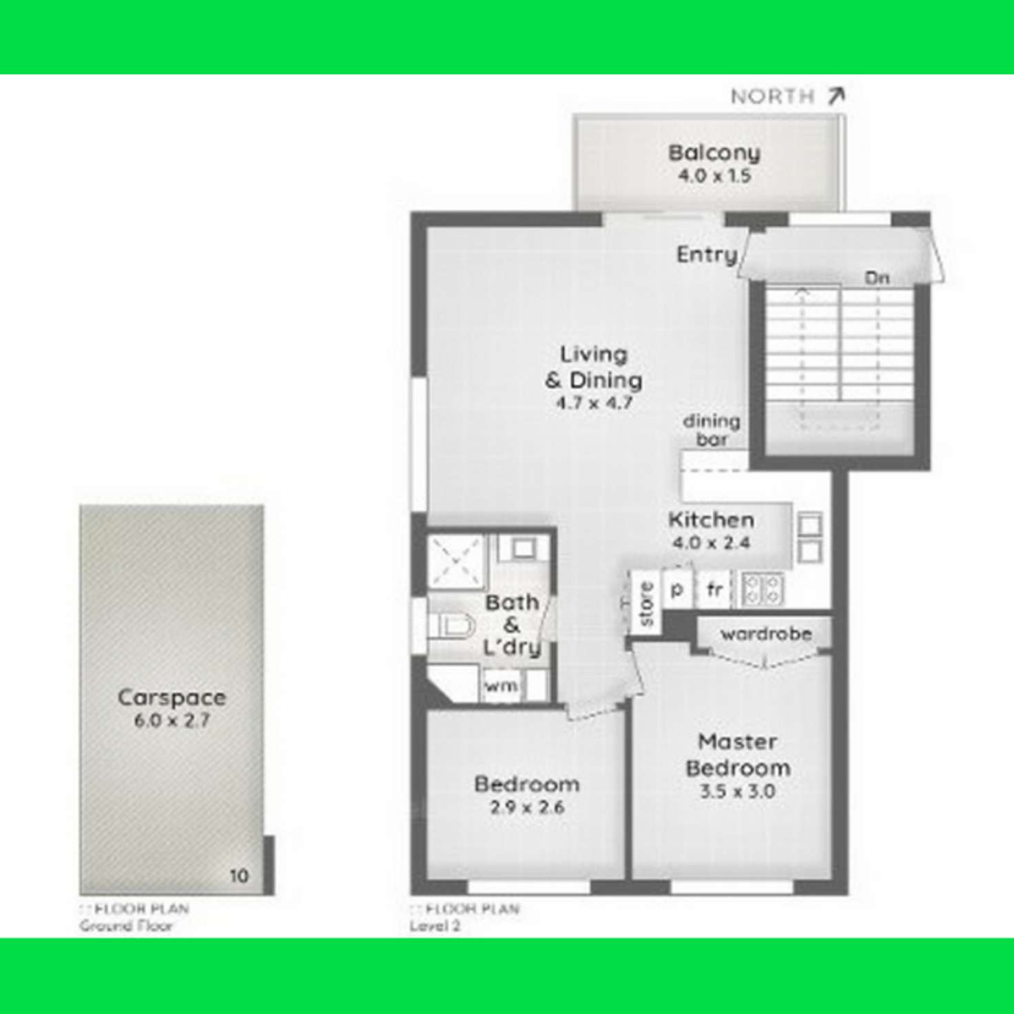 Floorplan of Homely unit listing, 6/203 Scarborough Street, Southport QLD 4215