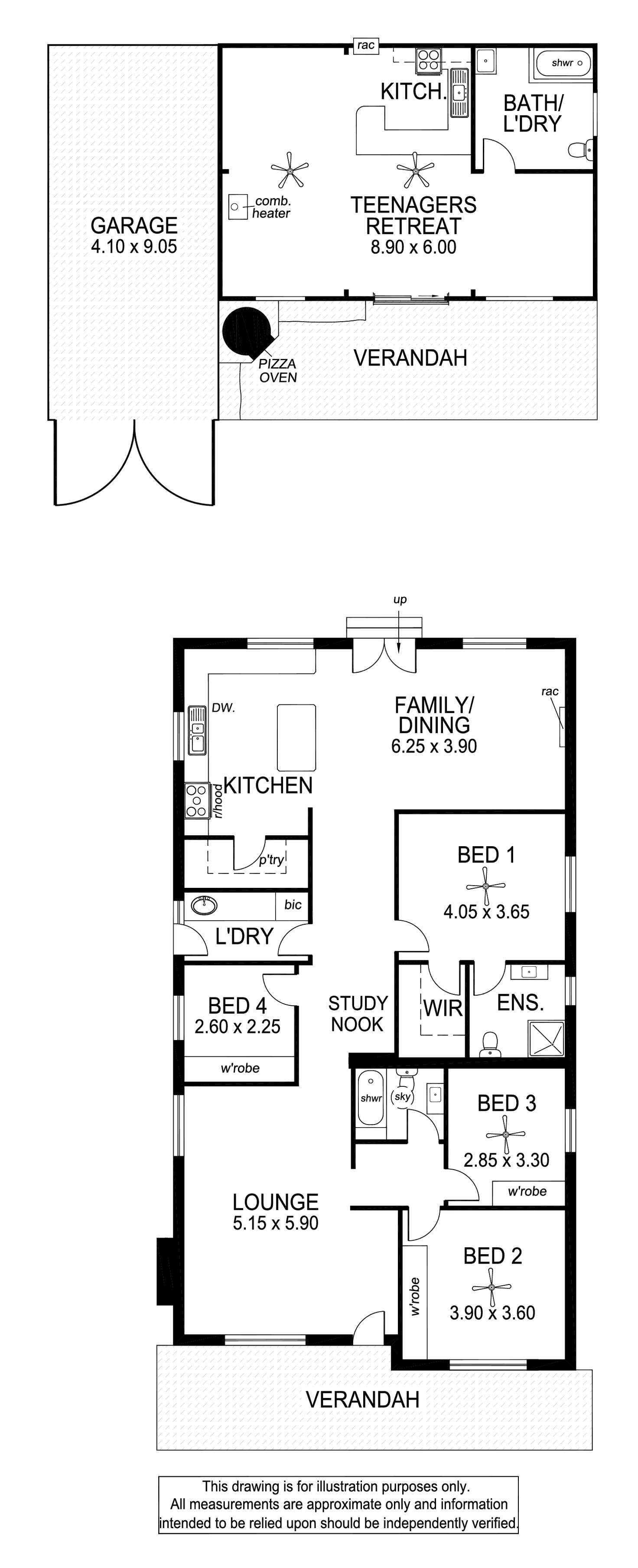 Floorplan of Homely house listing, 10 Eucla Avenue, Warradale SA 5046