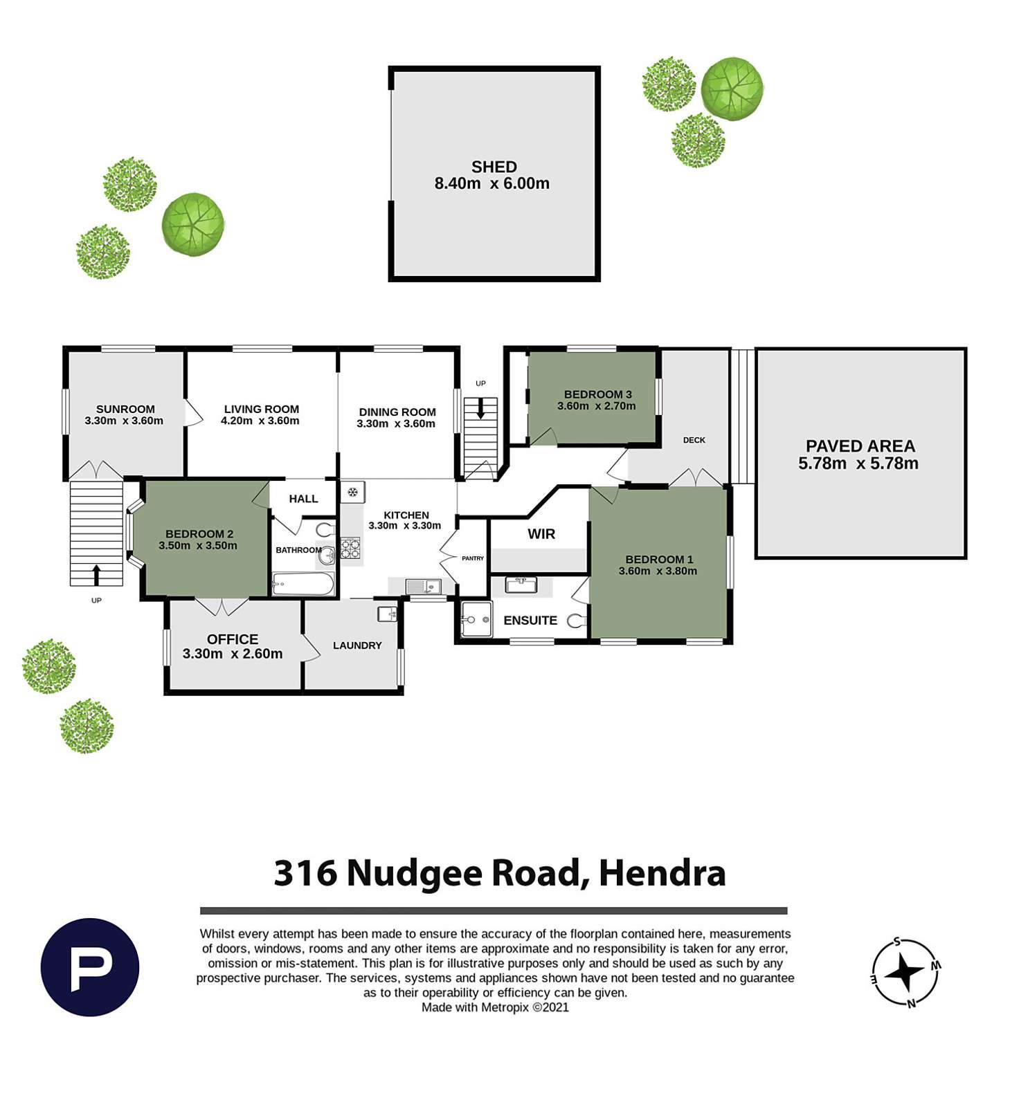 Floorplan of Homely house listing, 316 Nudgee Road, Hendra QLD 4011