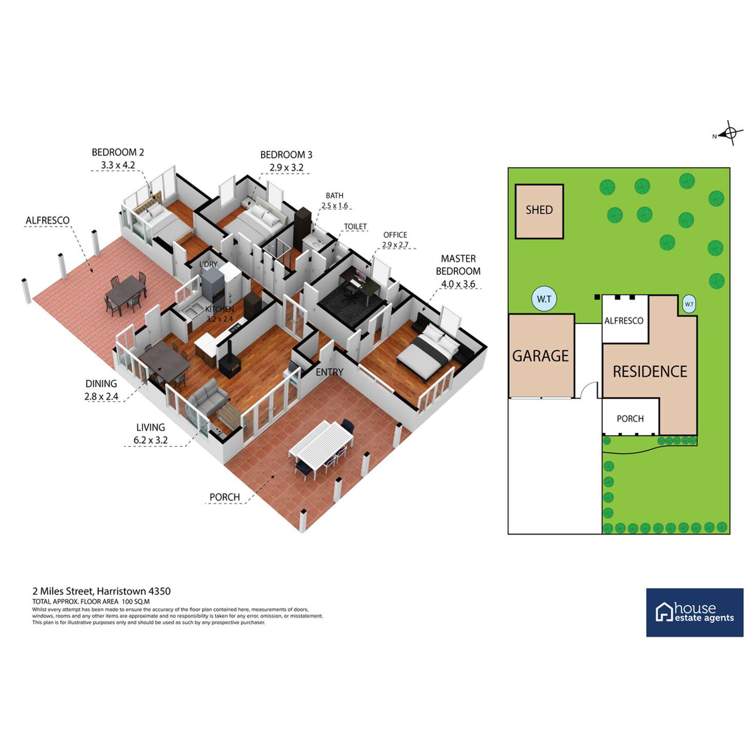 Floorplan of Homely house listing, 2 Miles Street, Harristown QLD 4350