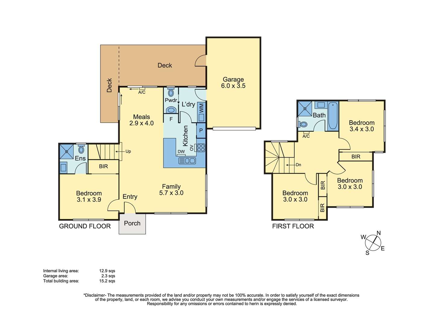 Floorplan of Homely townhouse listing, 2/3 Ashleigh Street, Frankston VIC 3199