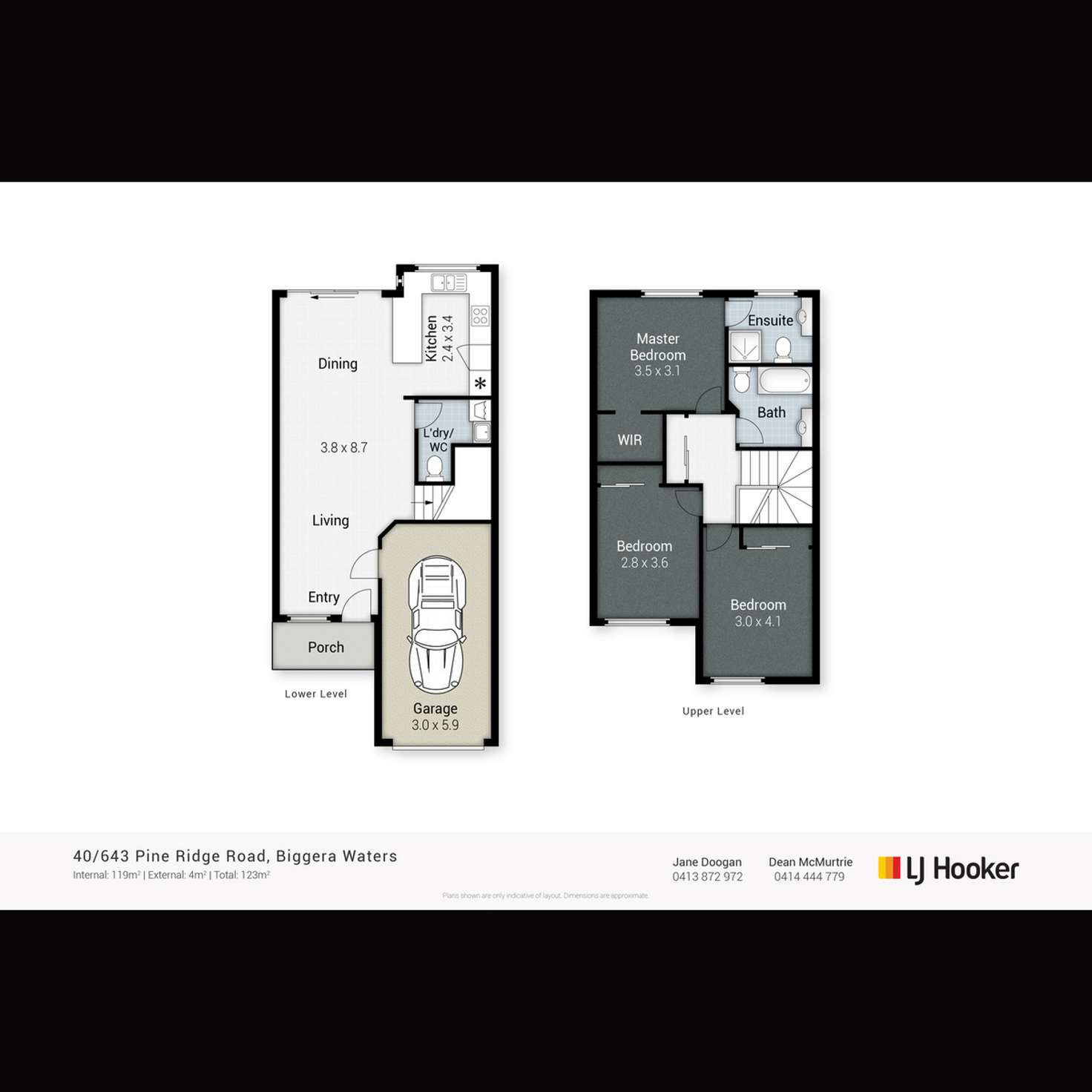 Floorplan of Homely unit listing, 40/643 Pine Ridge Road, Biggera Waters QLD 4216