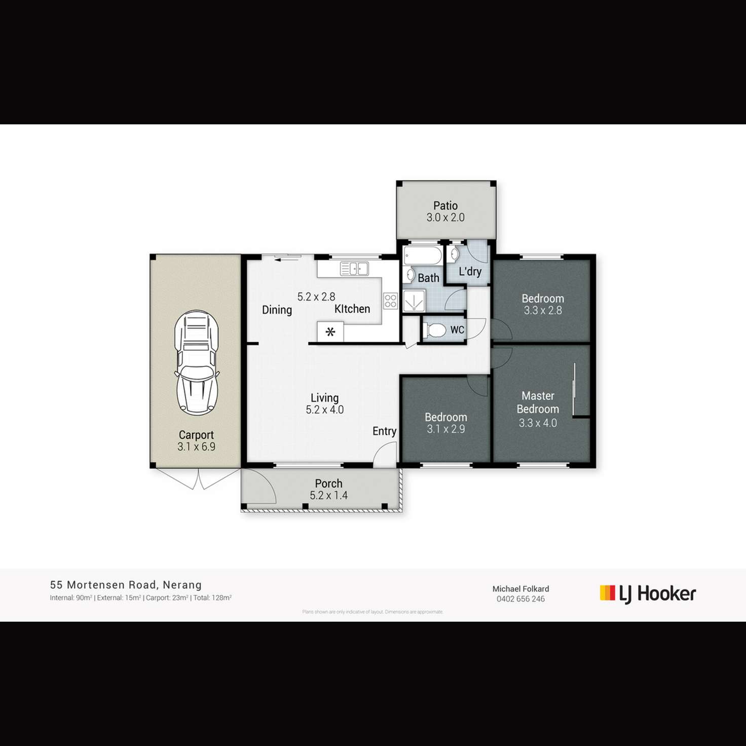 Floorplan of Homely house listing, 55 Mortensen Road, Nerang QLD 4211