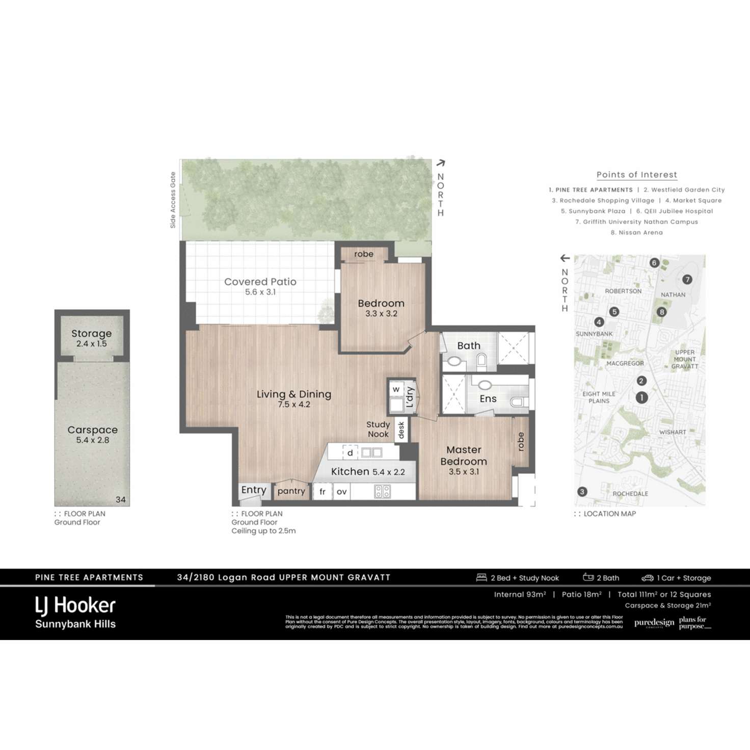Floorplan of Homely unit listing, 34/2180 Logan Road, Upper Mount Gravatt QLD 4122