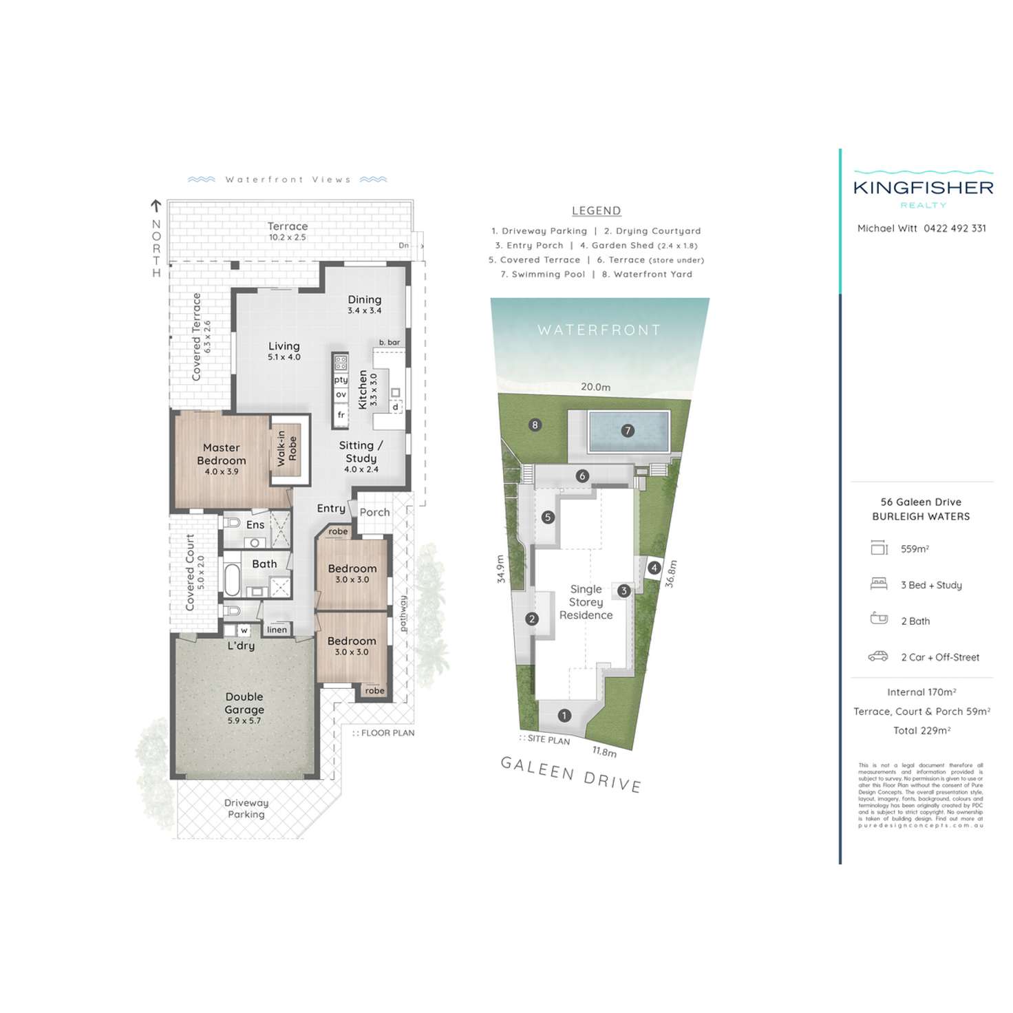Floorplan of Homely house listing, 56 Galeen Drive, Burleigh Waters QLD 4220