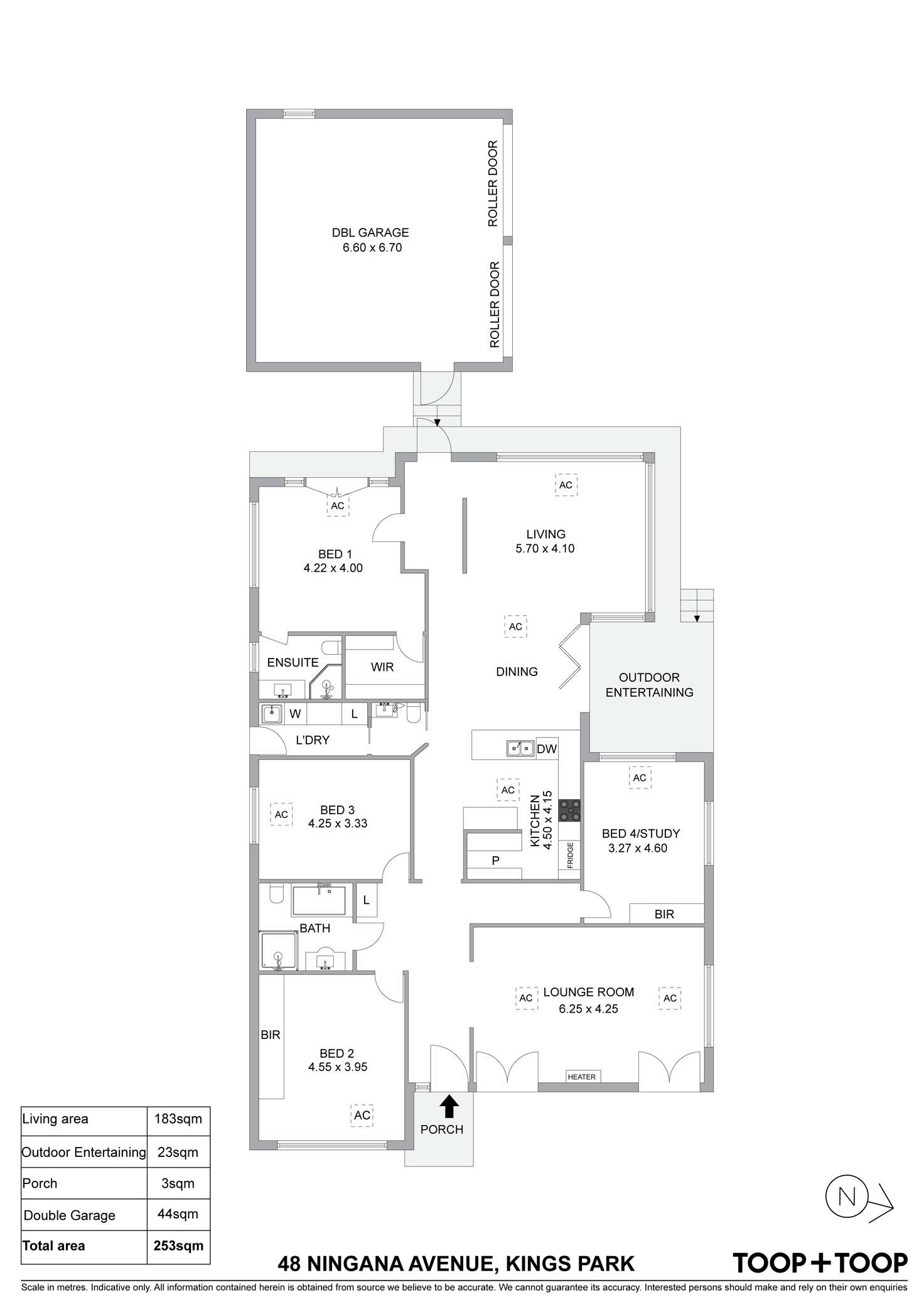 Floorplan of Homely house listing, 48 Ningana Avenue, Kings Park SA 5034