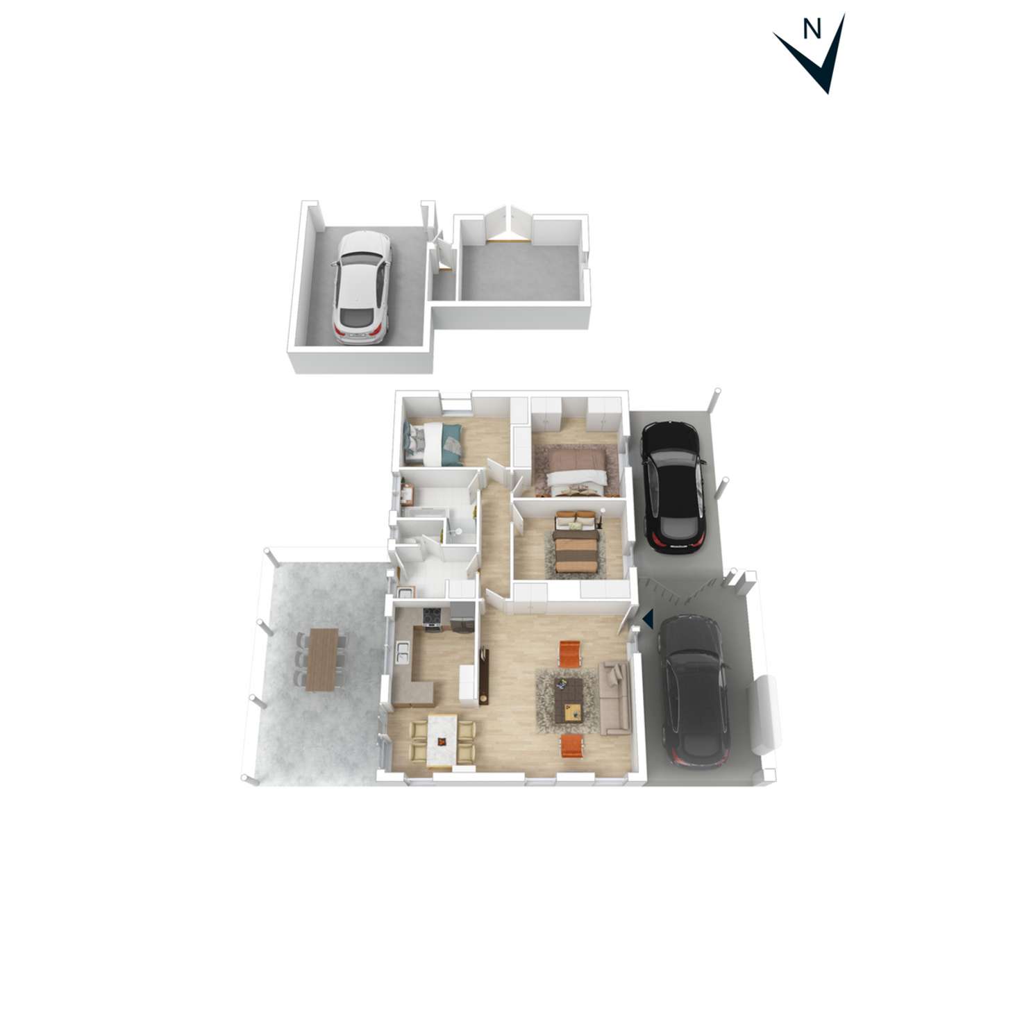 Floorplan of Homely house listing, 25 Harridge Street, Rosebud VIC 3939