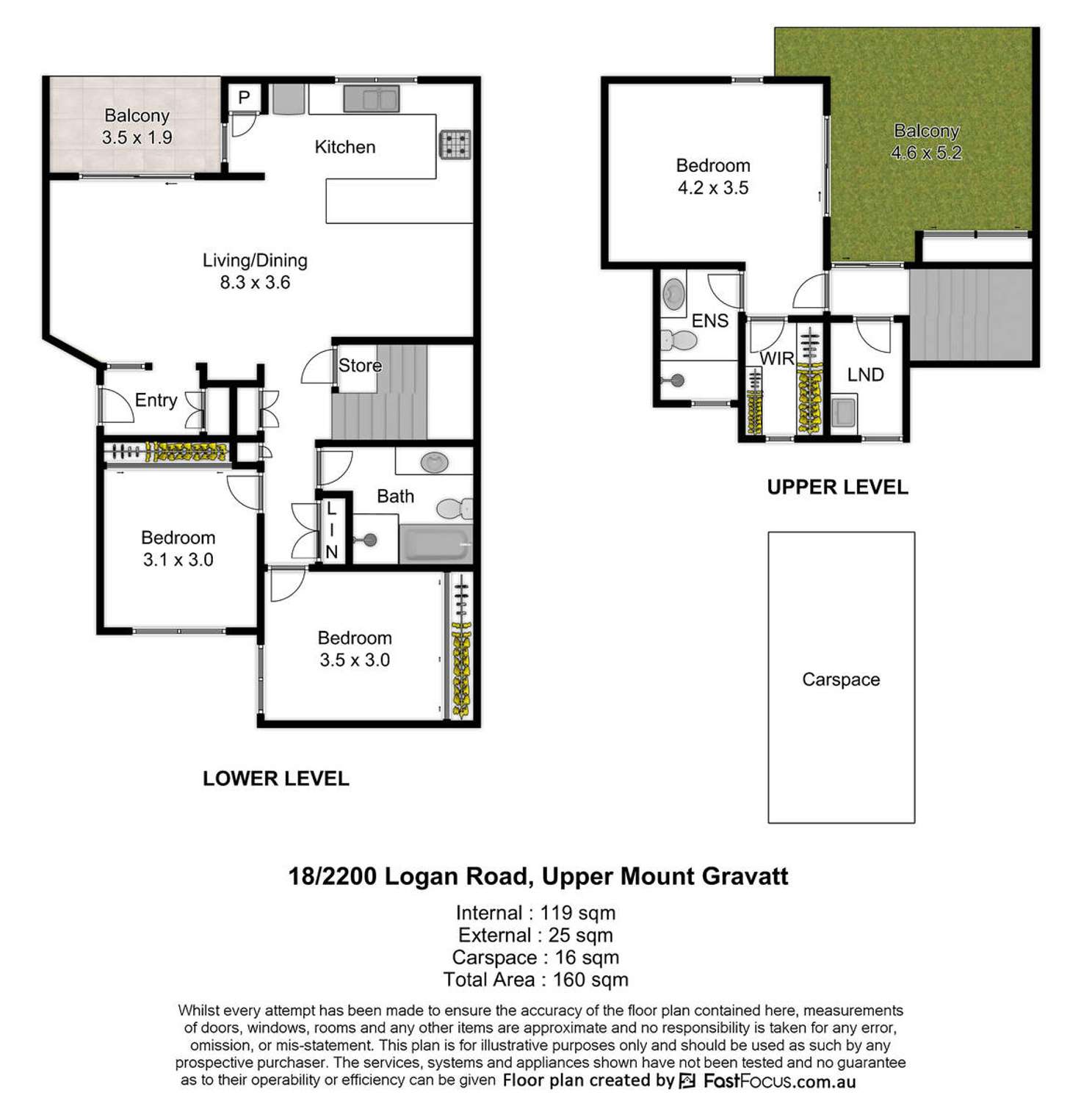 Floorplan of Homely apartment listing, 18/2200 Logan Road, Upper Mount Gravatt QLD 4122