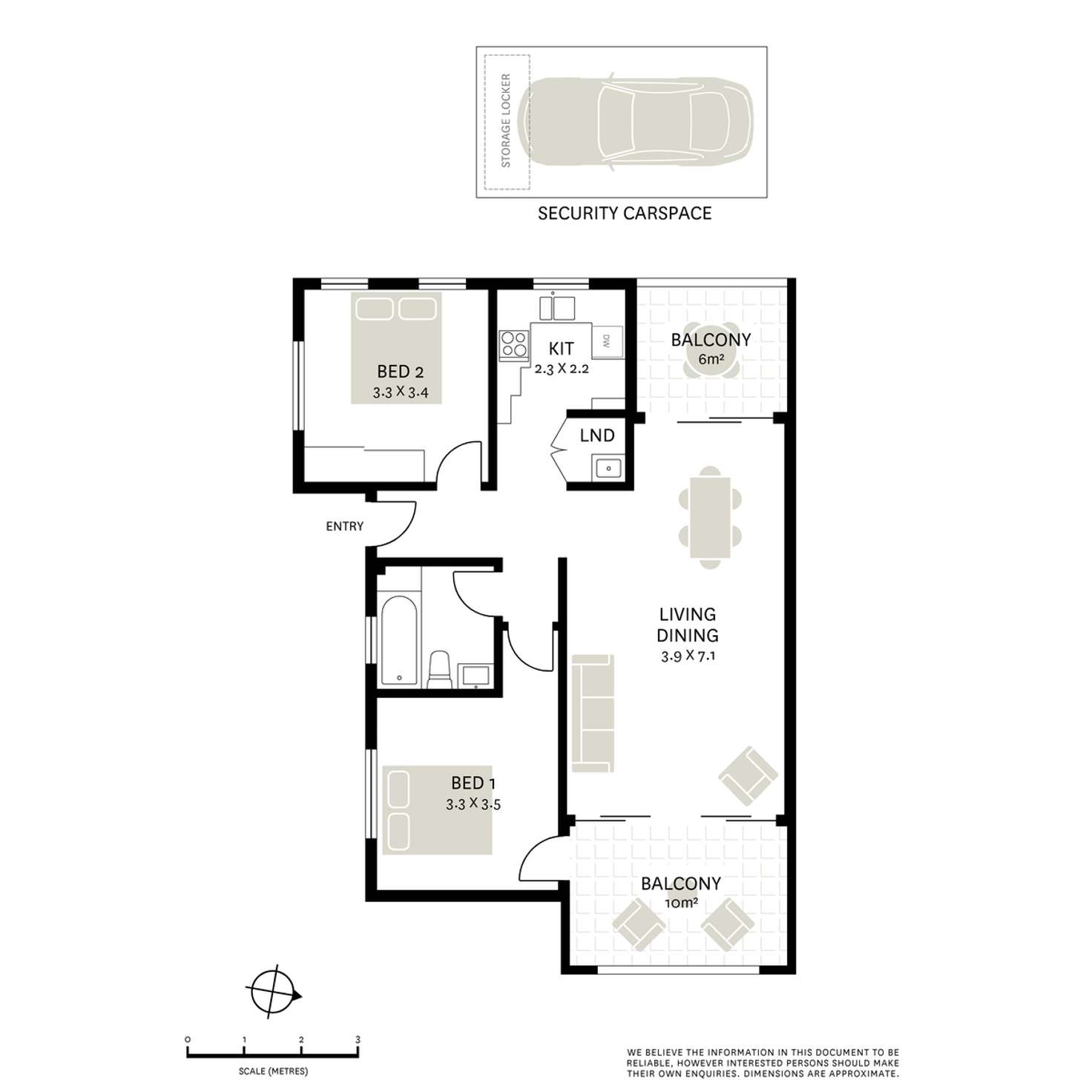 Floorplan of Homely apartment listing, 6/11-15 Renwick Street, Leichhardt NSW 2040