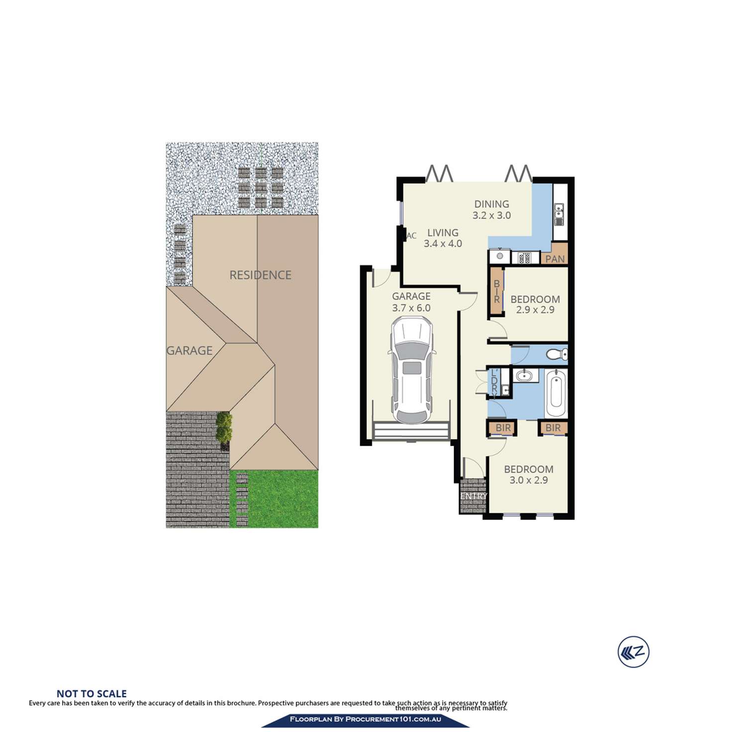 Floorplan of Homely townhouse listing, 9/2-22 Breanne Place, Keysborough VIC 3173
