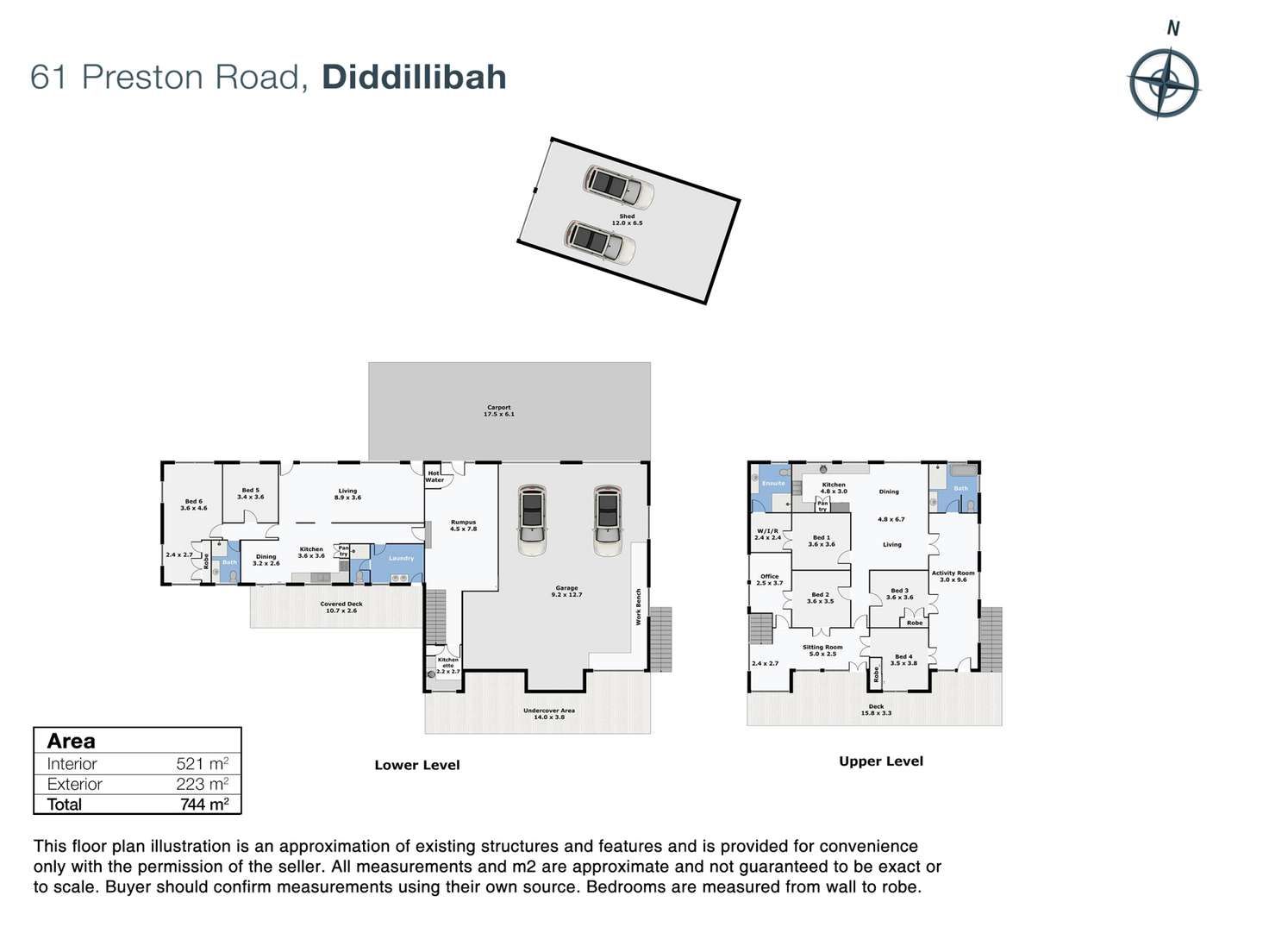 Floorplan of Homely house listing, 61 Preston Road, Diddillibah QLD 4559