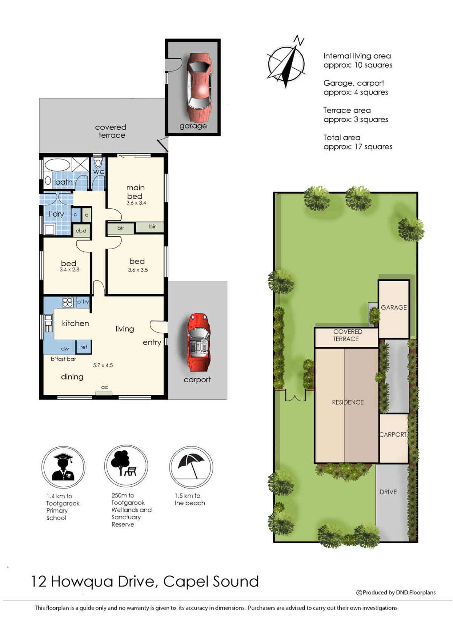 Floorplan of Homely house listing, 12 Howqua Drive, Capel Sound VIC 3940