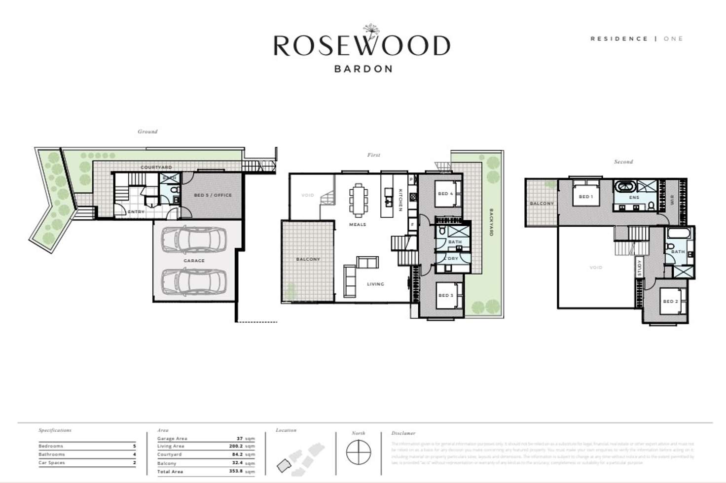 Floorplan of Homely house listing, 38 Rosewood Street, Bardon QLD 4065