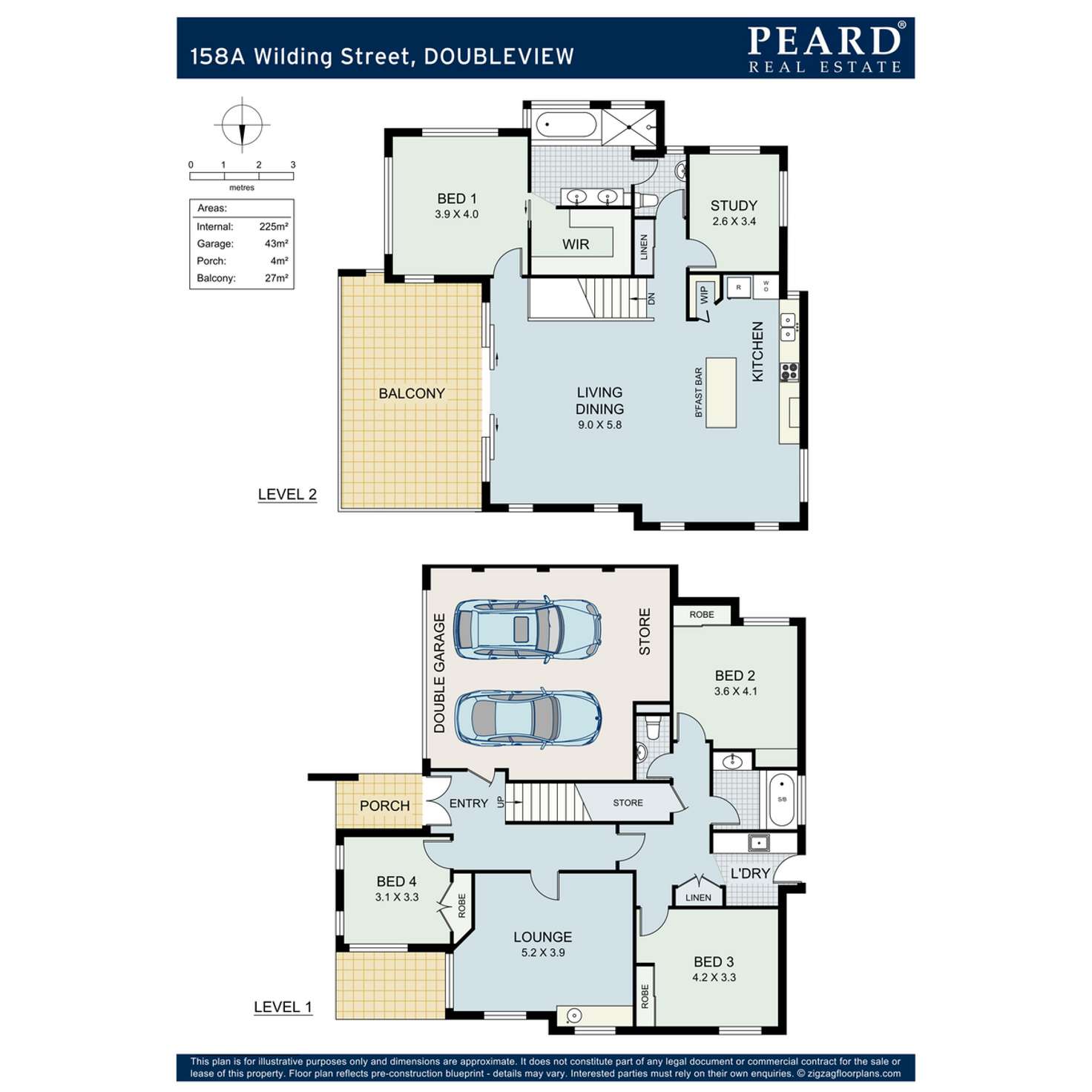 Floorplan of Homely house listing, 158A Wilding Street, Doubleview WA 6018