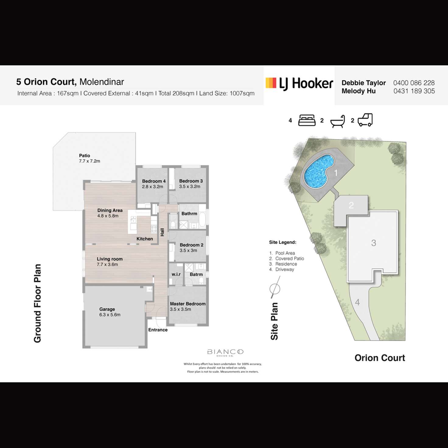 Floorplan of Homely house listing, 5 Orion Court, Molendinar QLD 4214