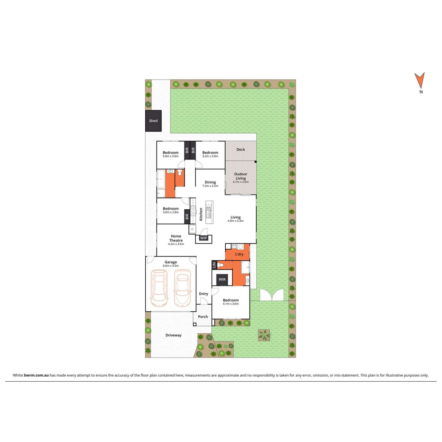 Floorplan of Homely house listing, 13 Tumino Way, Armstrong Creek VIC 3217