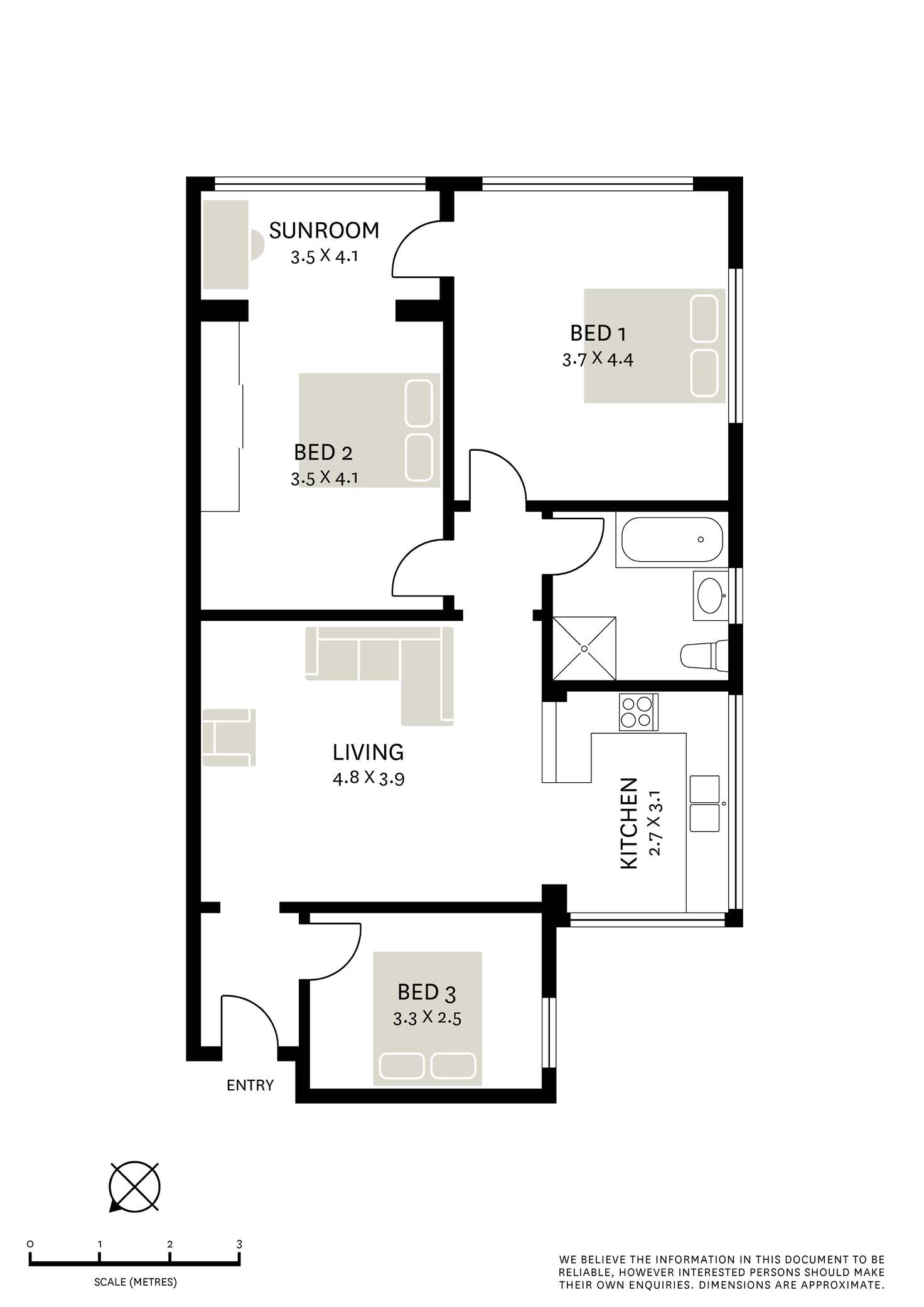 Floorplan of Homely apartment listing, 5/2 Waratah Street, Rushcutters Bay NSW 2011