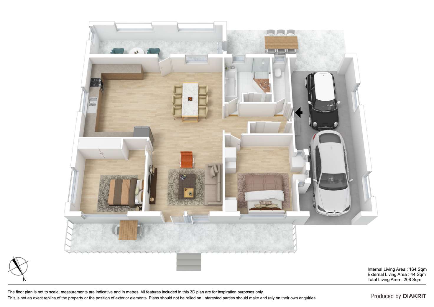 Floorplan of Homely house listing, 54 Nothling Street, Moffat Beach QLD 4551