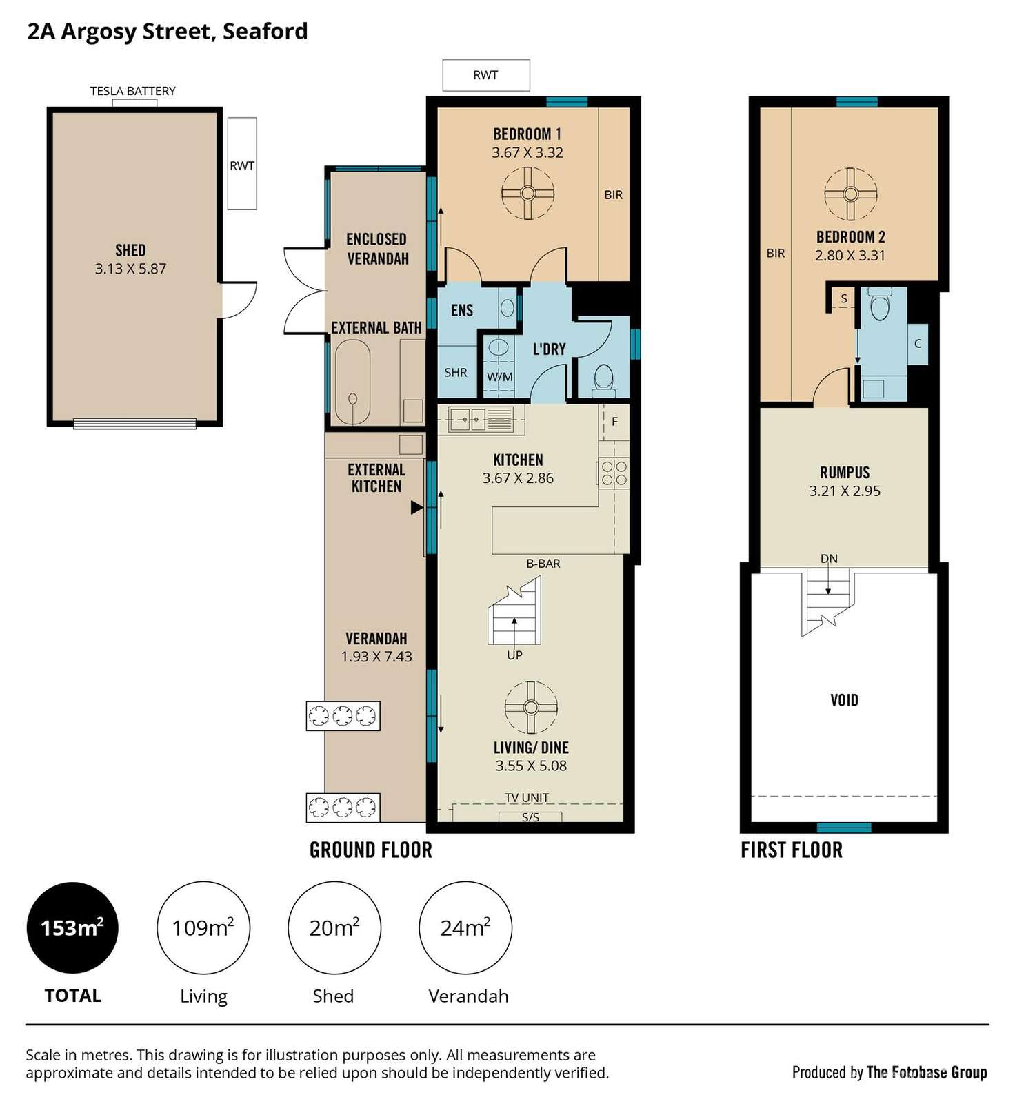 Floorplan of Homely house listing, 2A Argosy Street, Seaford SA 5169