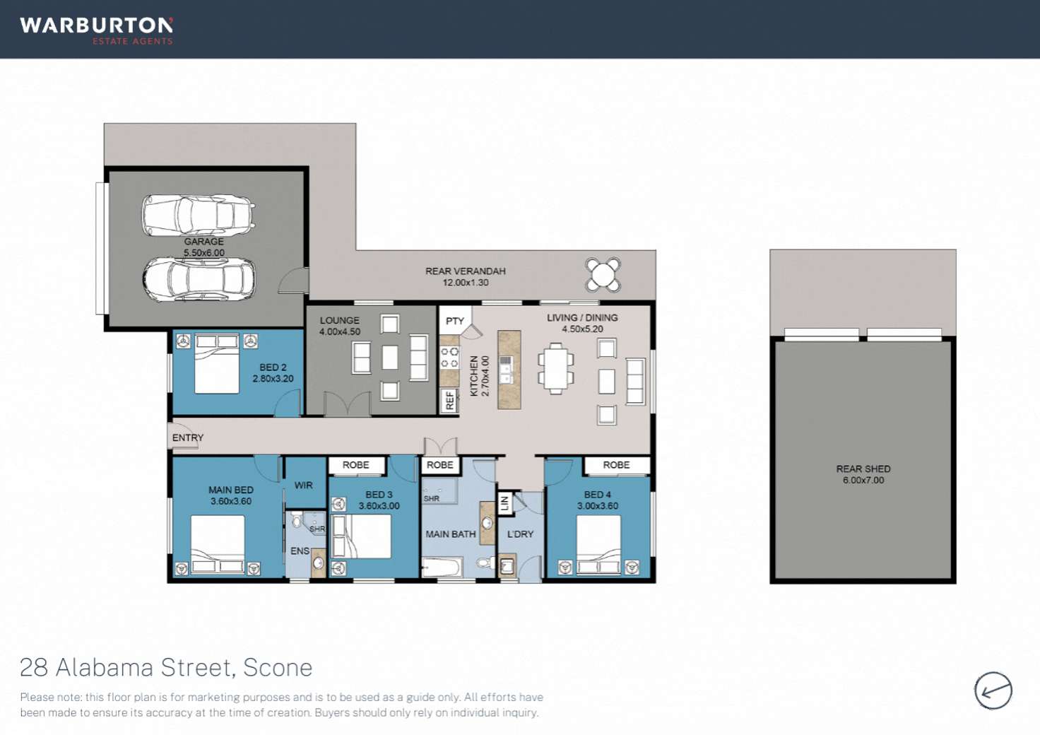 Floorplan of Homely house listing, 28 Alabama Street, Scone NSW 2337