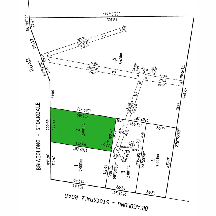 Floorplan of Homely land listing, 214 Briagolong-Stockdale Road, Briagolong VIC 3860