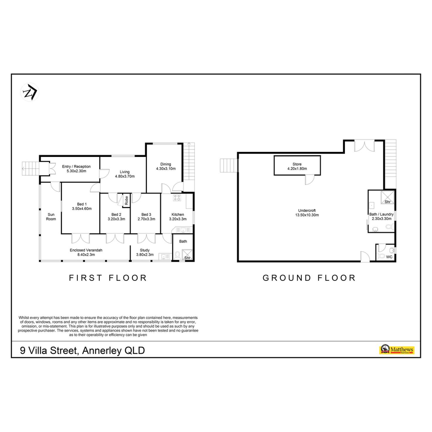 Floorplan of Homely house listing, 9 Villa Street, Annerley QLD 4103