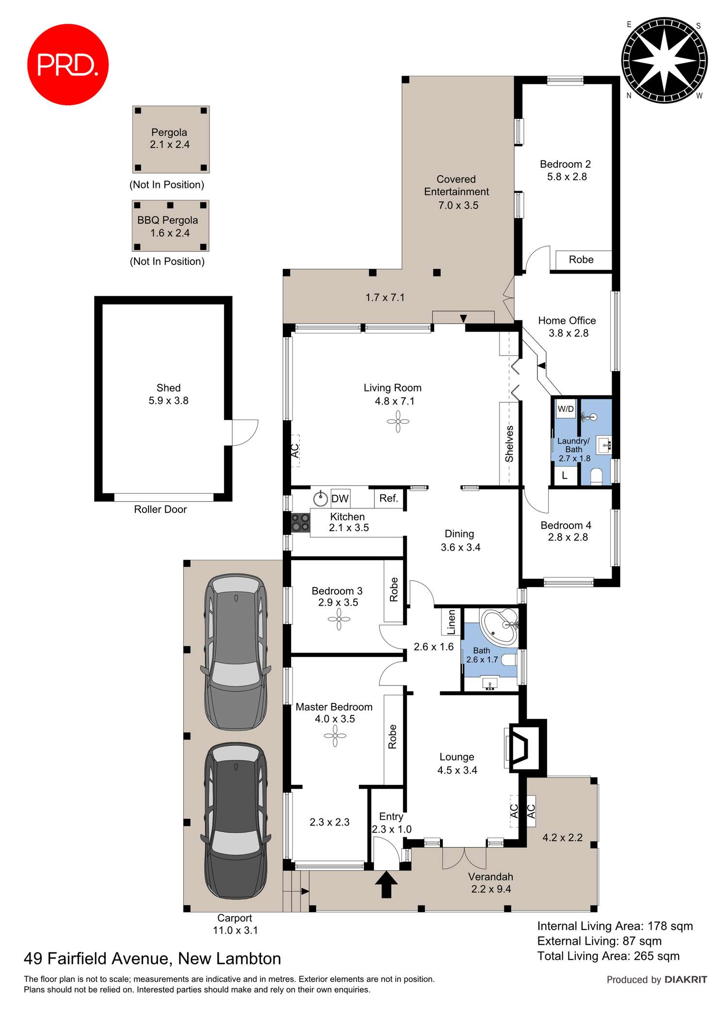 Floorplan of Homely house listing, 49 Fairfield Avenue, New Lambton NSW 2305