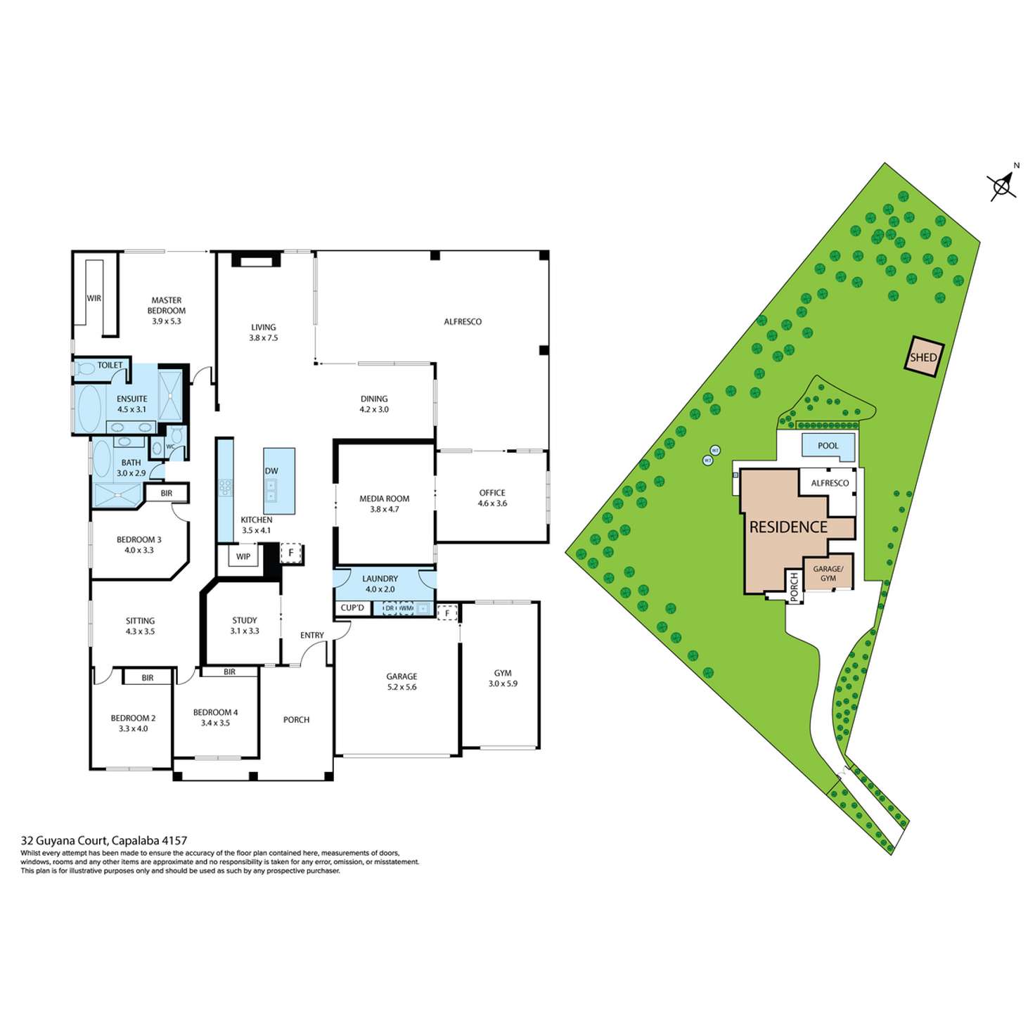 Floorplan of Homely house listing, 32 Guyana Court, Capalaba QLD 4157