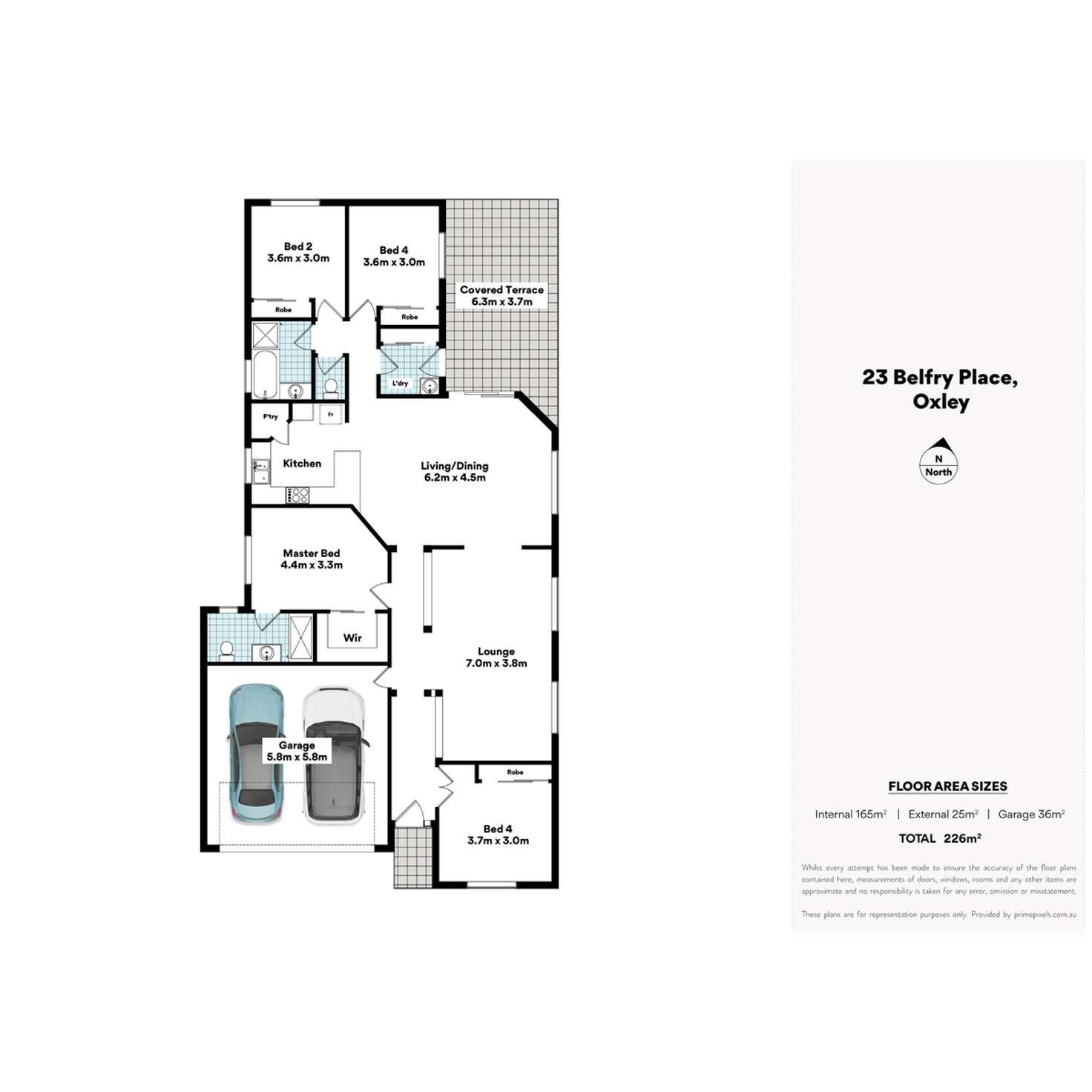 Floorplan of Homely house listing, 23 Belfry Place, Oxley QLD 4075