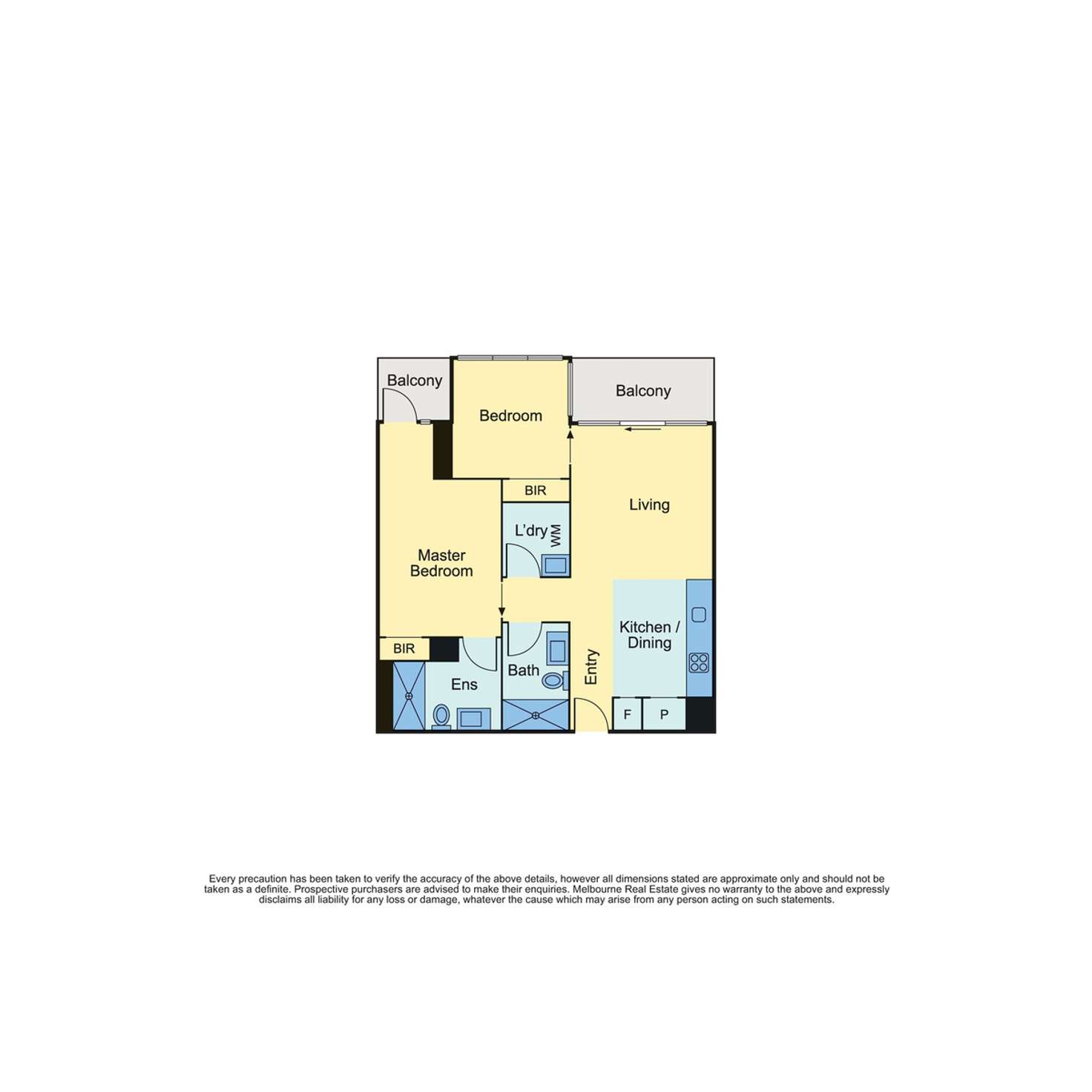 Floorplan of Homely apartment listing, 405/39 Coventry Street, Southbank VIC 3006