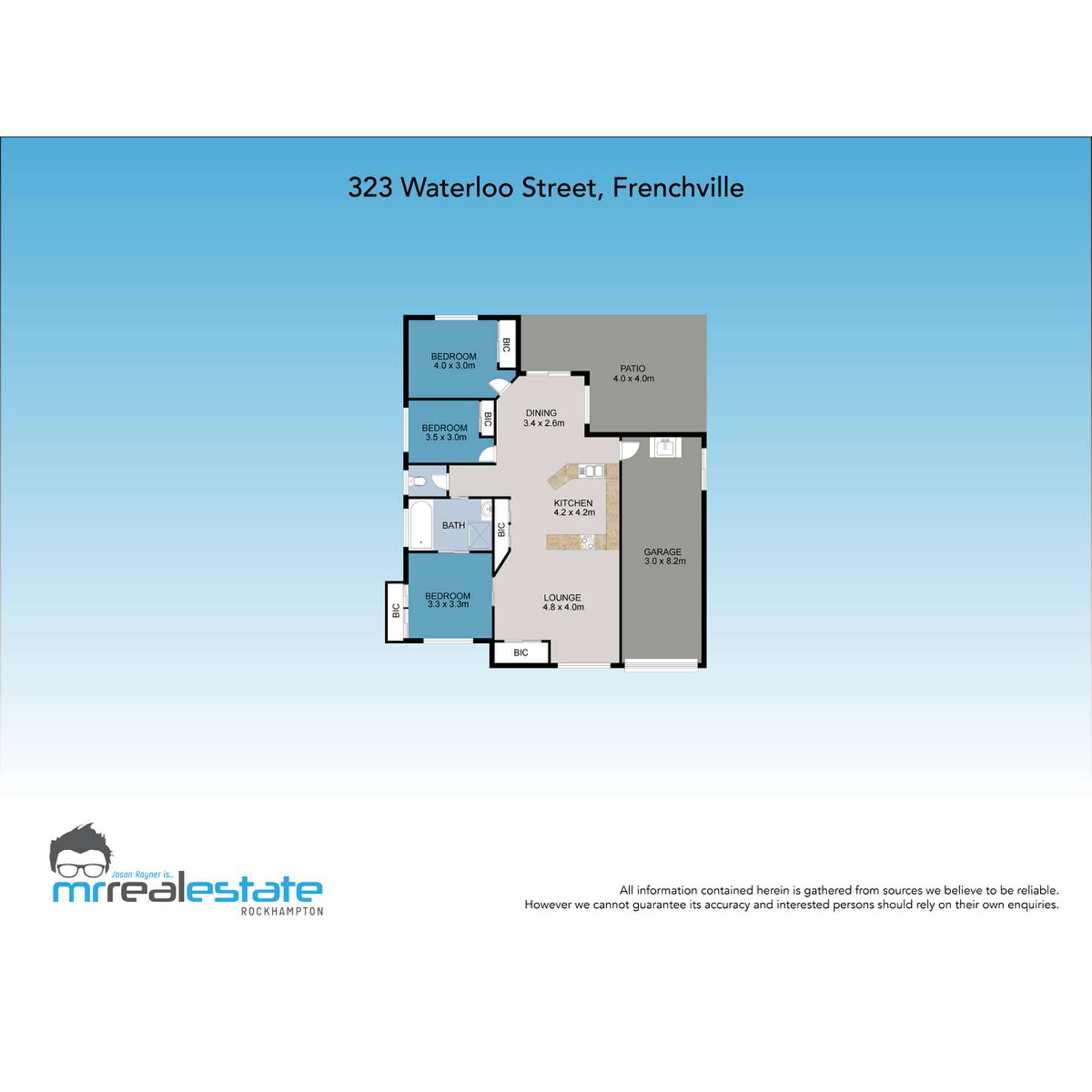 Floorplan of Homely house listing, 323 Waterloo Street, Frenchville QLD 4701