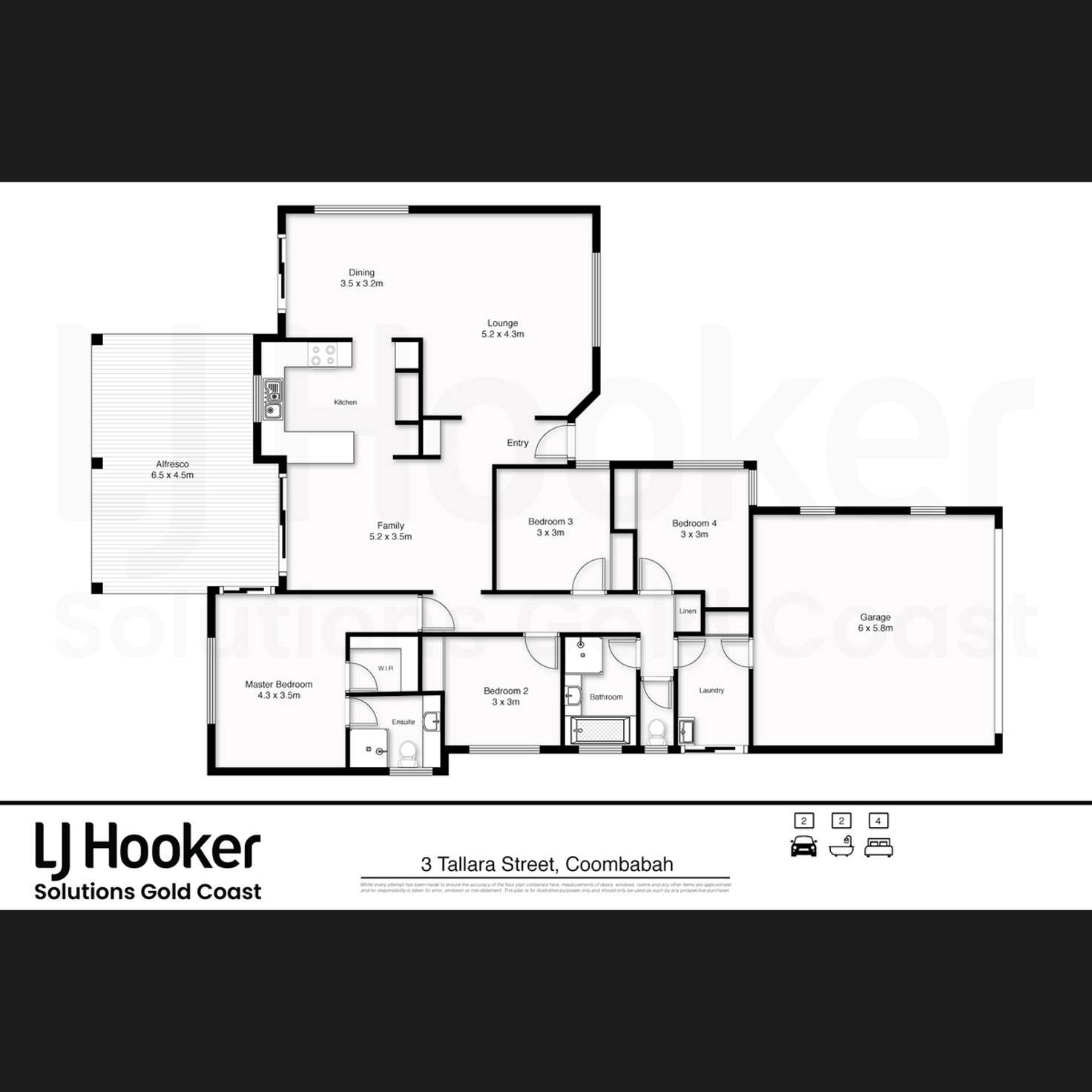 Floorplan of Homely house listing, 3 Tallara Street, Coombabah QLD 4216