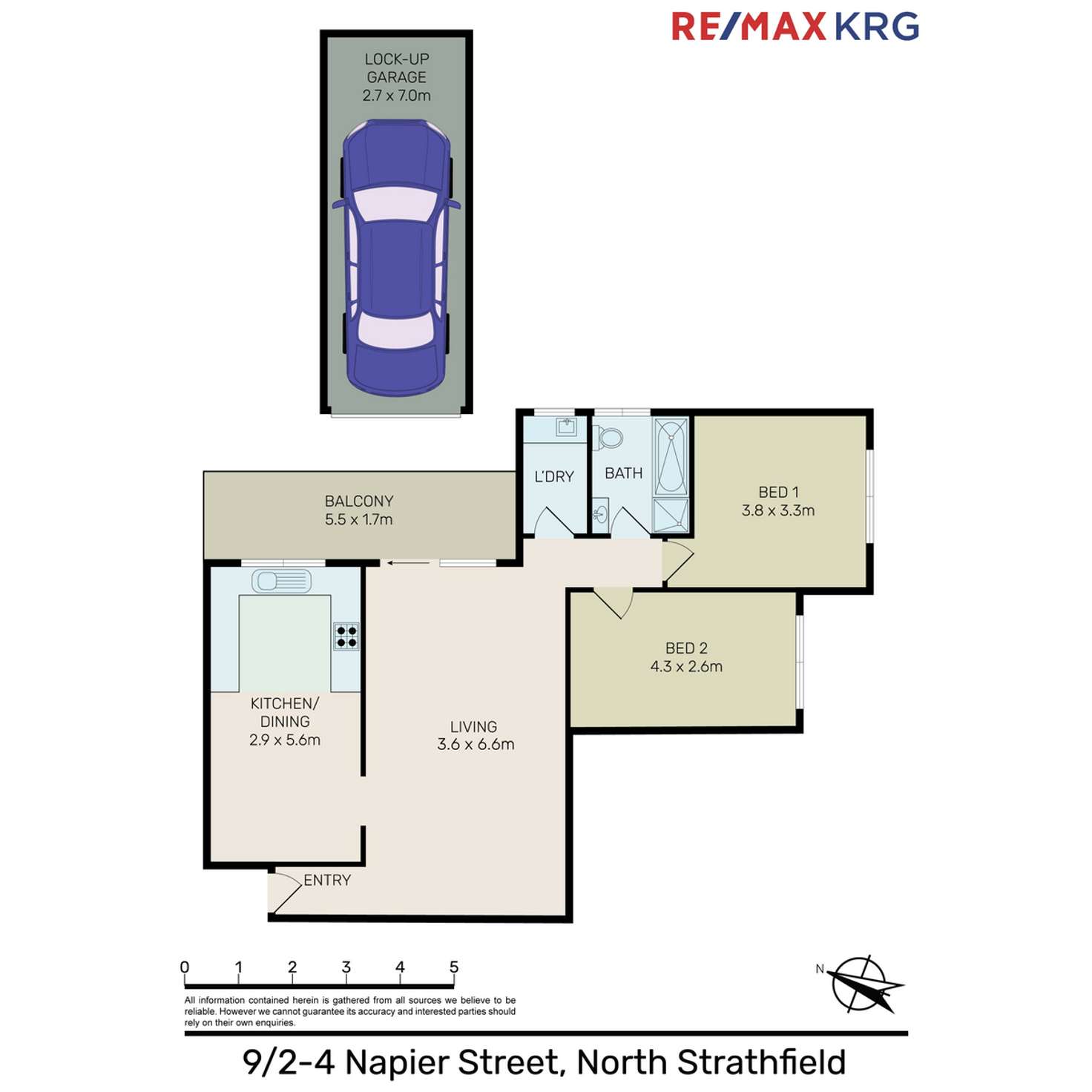 Floorplan of Homely apartment listing, 9/2 Napier Street, North Strathfield NSW 2137