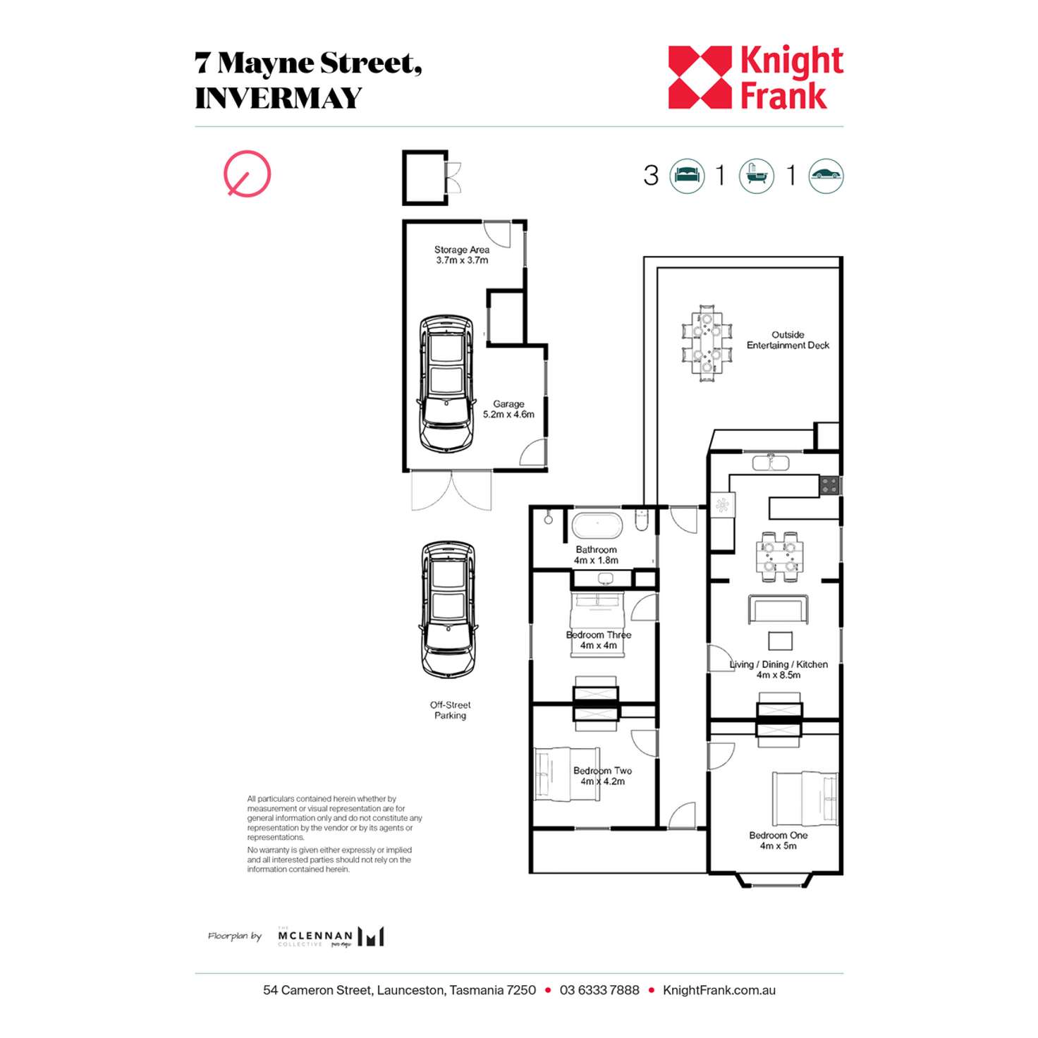 Floorplan of Homely house listing, 7 Mayne Street, Invermay TAS 7248